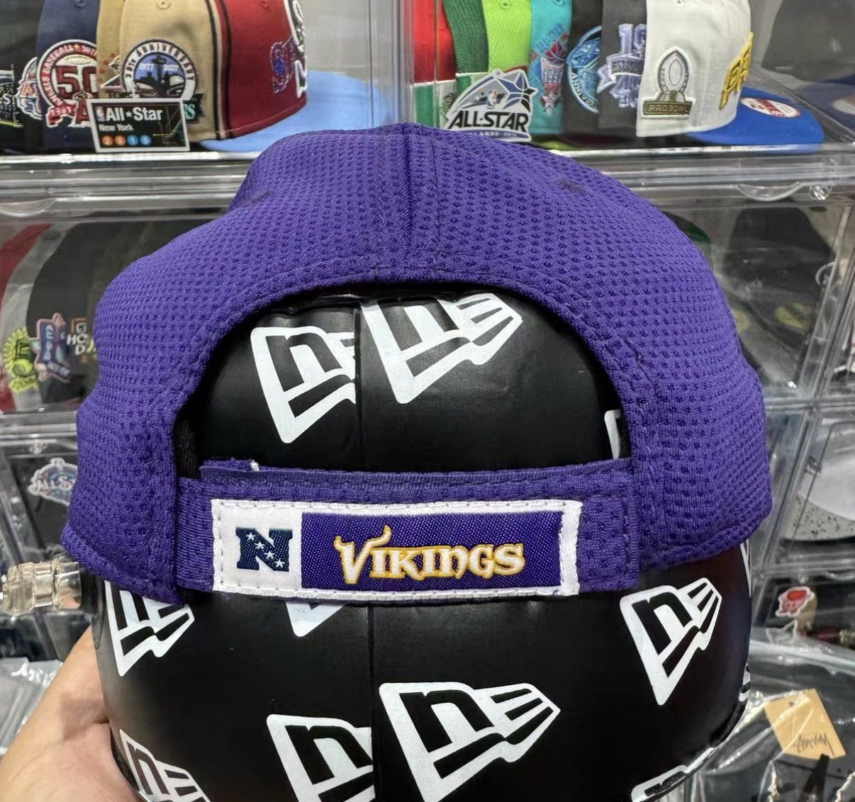 New Era New Era NFL Vikings mesh curved brim baseball cap J32 Size ONE SIZE - 3 Thumbnail