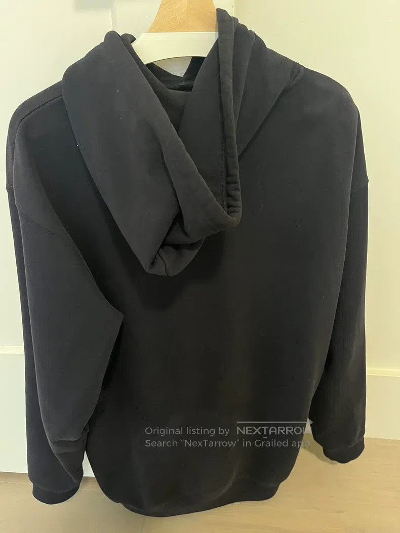 Balenciaga Balenciaga Classic Logo Dark Blue Hooded Sweatshirt Size US M / EU 48-50 / 2 - 2 Thumbnail