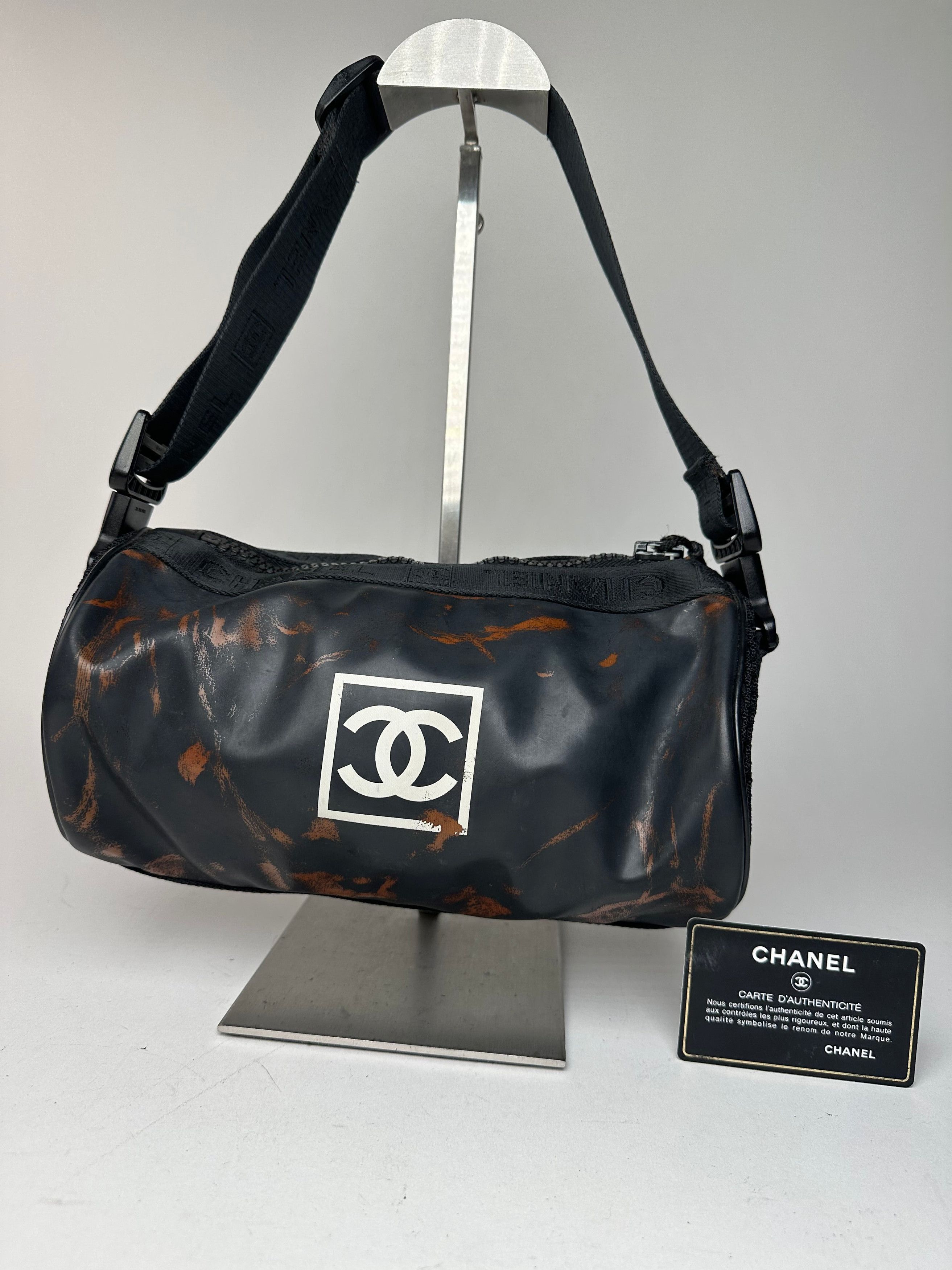 Vintage Sport Bowling Bag Black