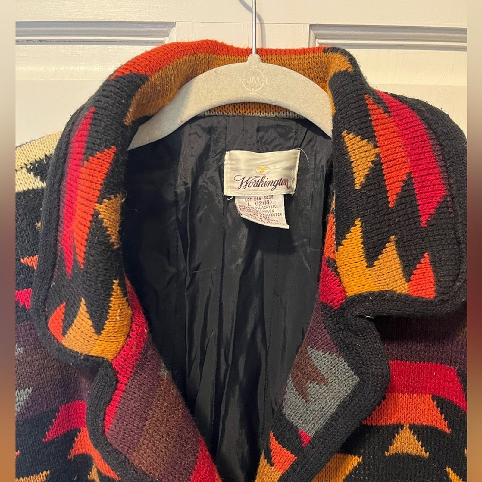 Worthington Worthington Aztec southwestern knit pattern cardigan Jacket Size L / US 10 / IT 46 - 2 Thumbnail