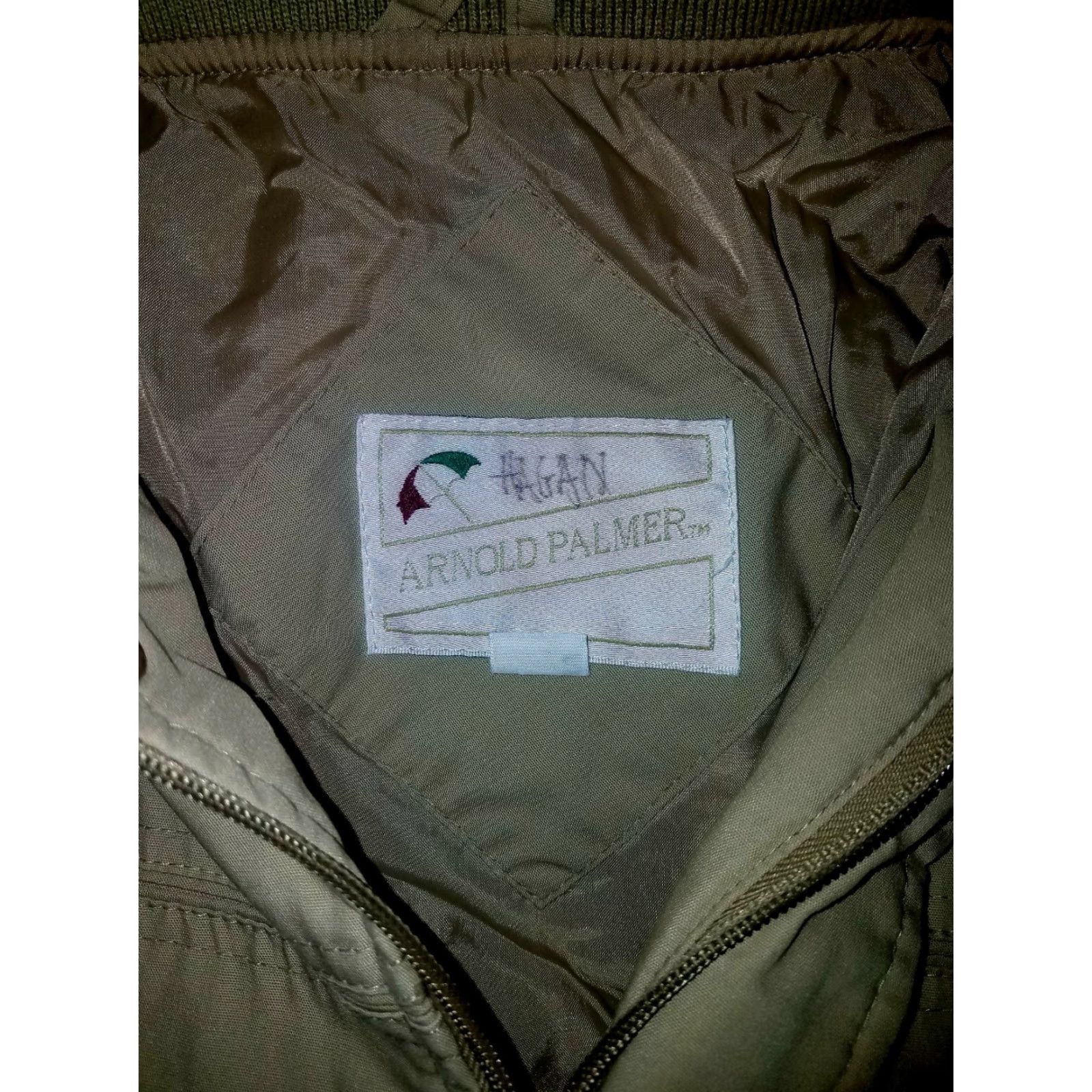 Vintage VINTAGE Arnold Palmer Jacket Zip Down Beige Mens M Windbreaker Size US M / EU 48-50 / 2 - 5 Thumbnail