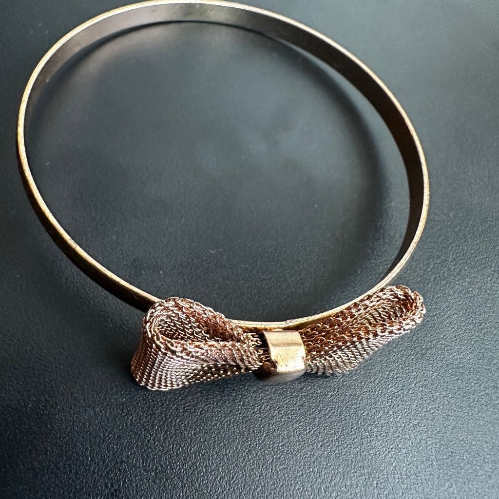 The Unbranded Brand Women's Unbranded Rose Gold Bow Bracelet Size ONE SIZE - 2 Thumbnail