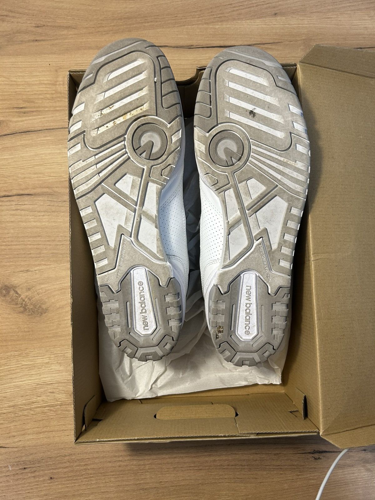 New Balance New Balance 550 White Concrete Black Size US 14 / EU 47 - 8 Thumbnail