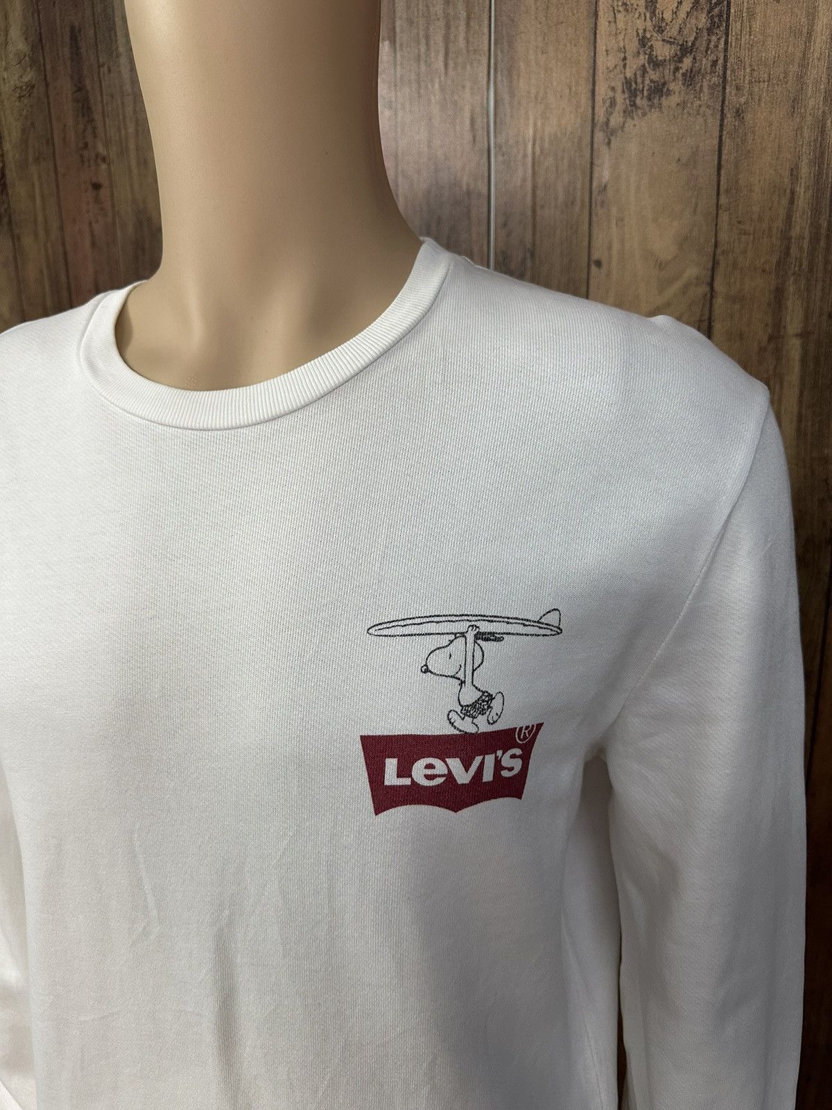 Kaws × Levi's × Peanuts Levis x Peanuts Surfing Bummer Sweatshirt A570 Size US M / EU 48-50 / 2 - 2 Thumbnail
