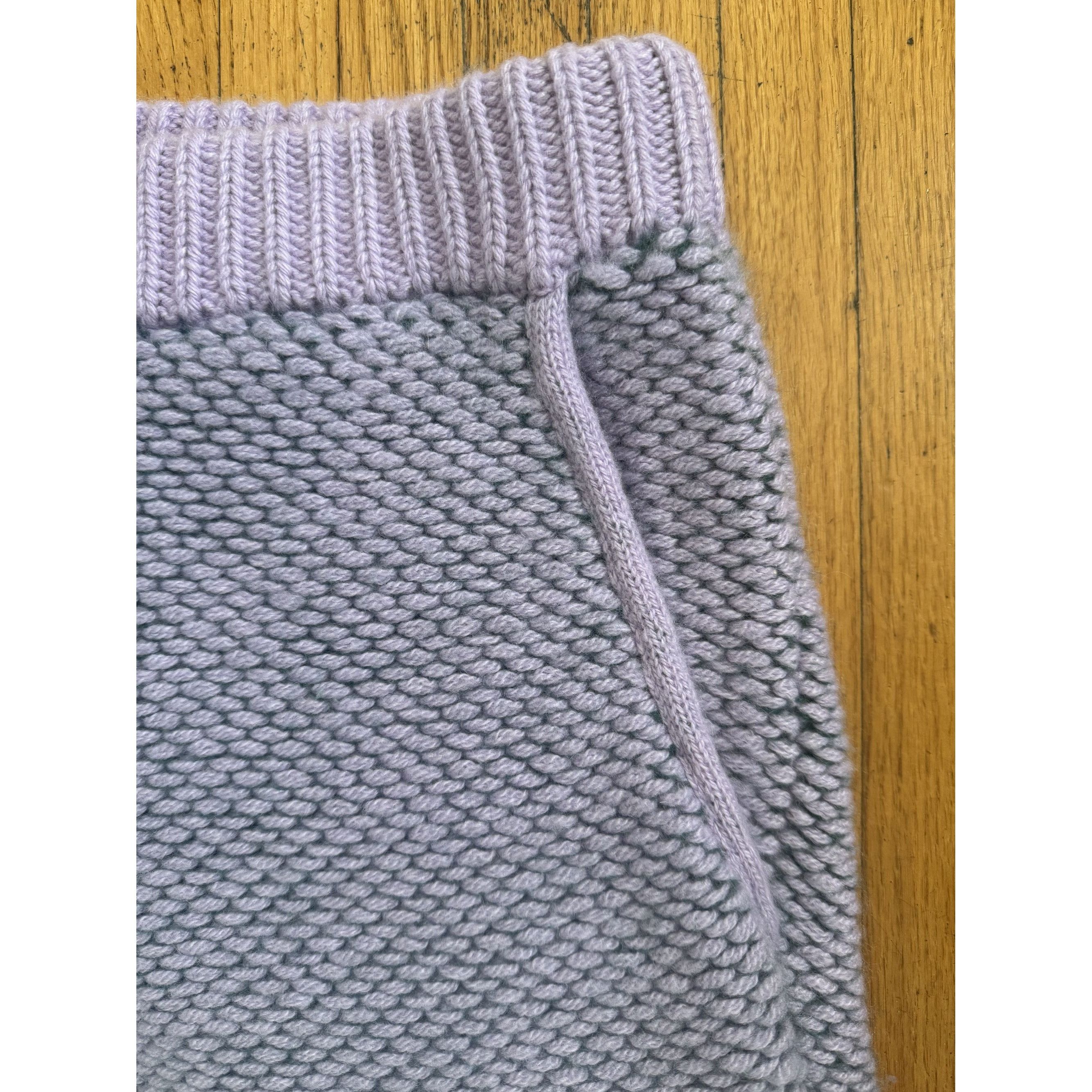 The Elder Statesman The Elder Statesman Women’s Cashmere Sweatpants – Lilac & Fo Size 29" - 2 Thumbnail