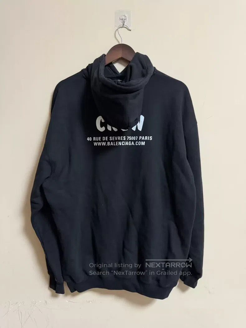 Balenciaga Balenciaga Crew logo hooded sweatshirt Size US S / EU 44-46 / 1 - 2 Thumbnail