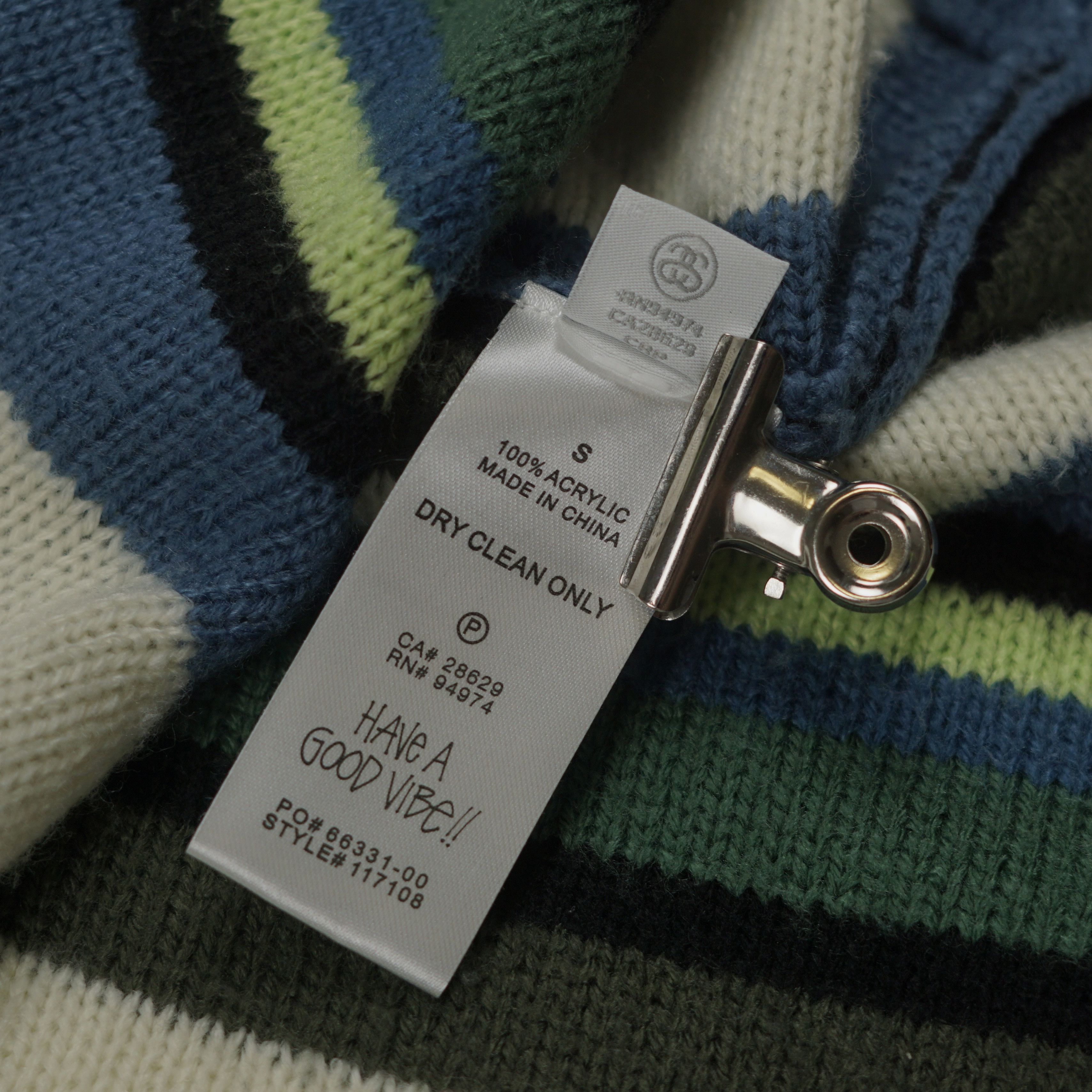 Stussy Stussy Striped Pull-over Size US S / EU 44-46 / 1 - 8 Thumbnail