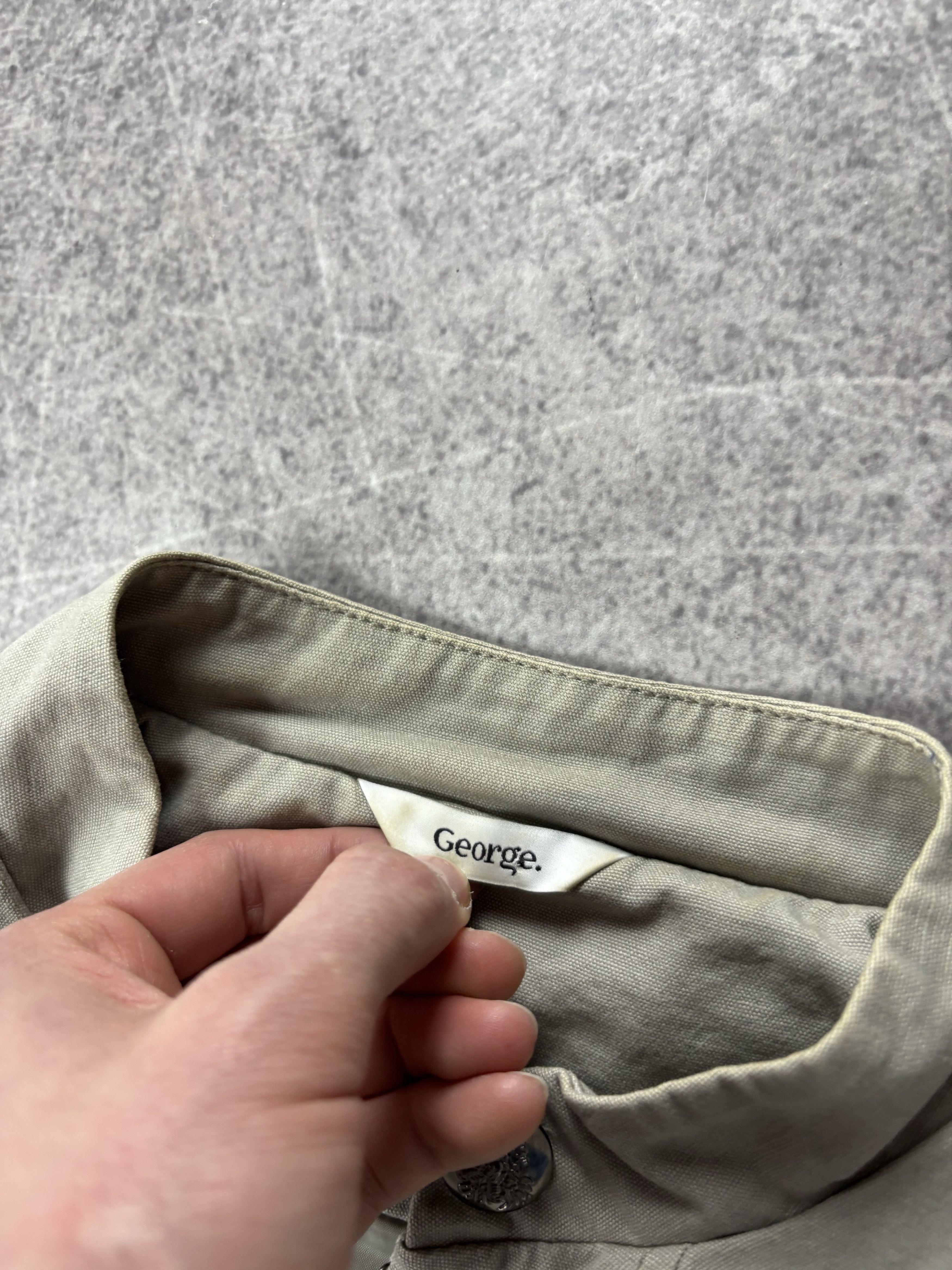 Yohji Yamamoto 00s Washed Napoleon Military Cotton Jacket PPFM Mad Punk Size US S / EU 44-46 / 1 - 10 Thumbnail