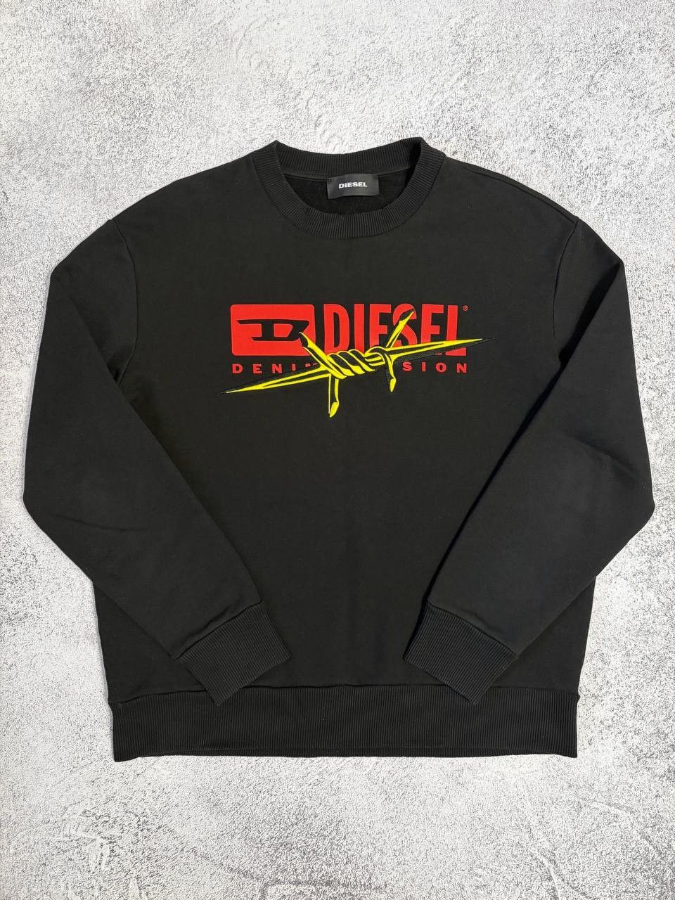 Diesel Diesel Big Logo Crew Neck Sweatshirt Size US L / EU 52-54 / 3 - 1 Thumbnail