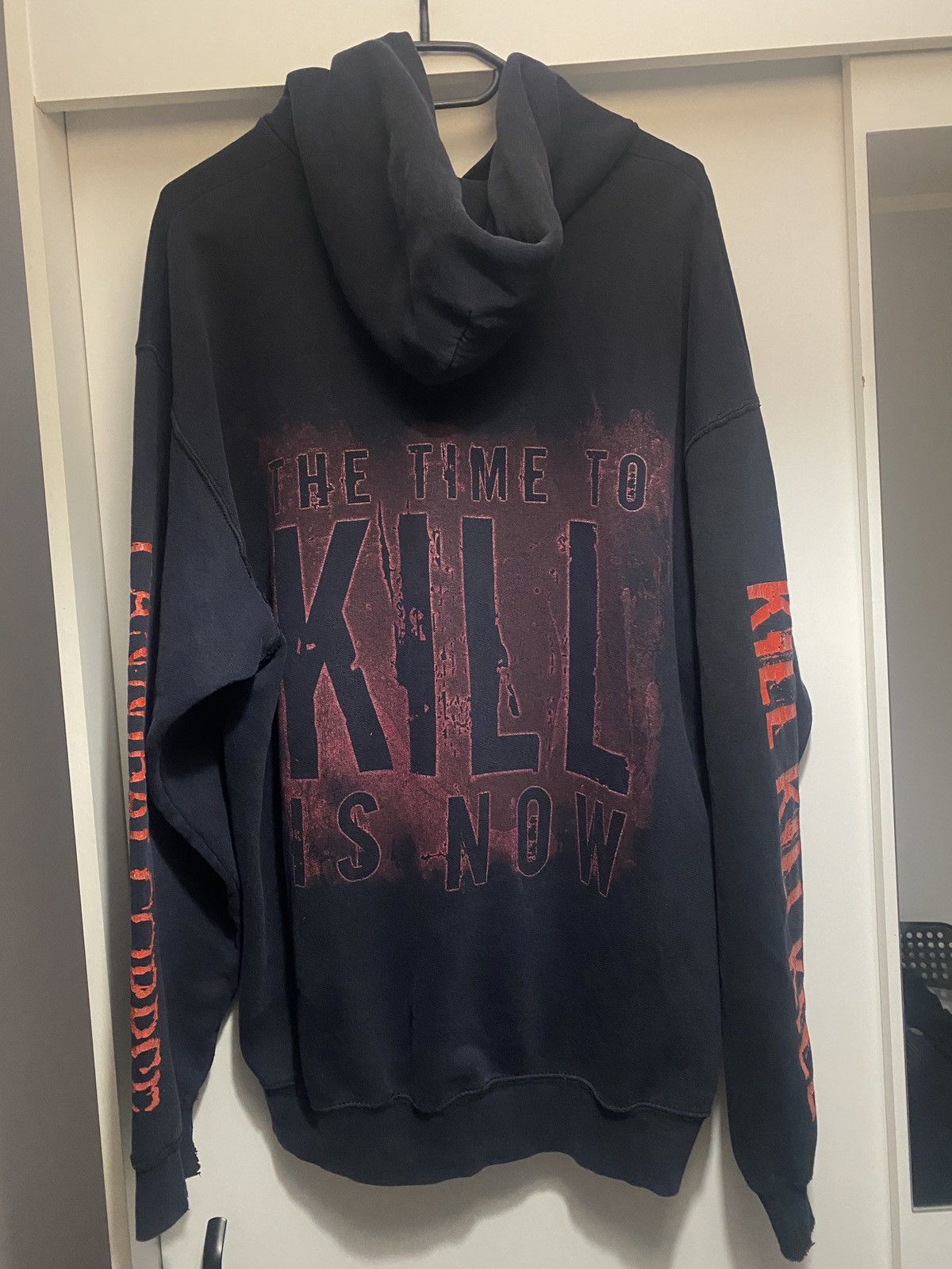 Vintage Cannibal corpse the time to kill is now vintage hoodie Size US XL / EU 56 / 4 - 3 Thumbnail