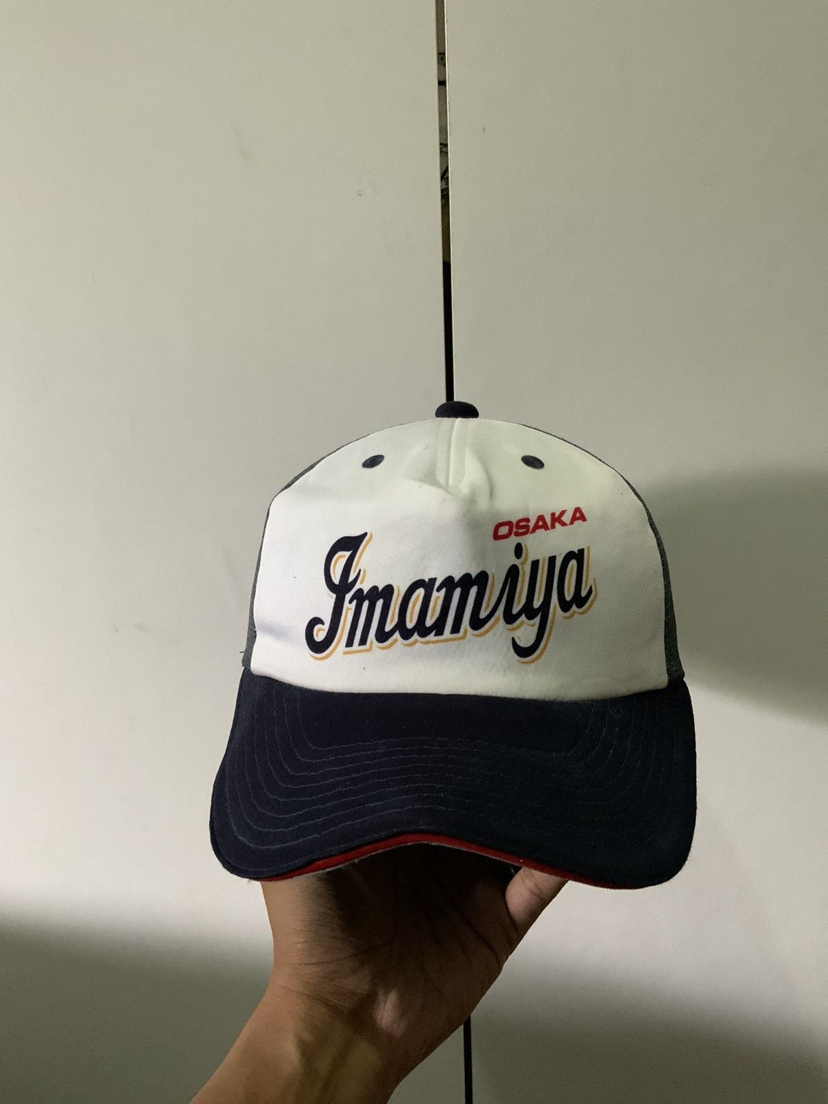 Japanese Brand Imamiya Osaka Indigo Japan Trucker Hat Size ONE SIZE - 1 Thumbnail