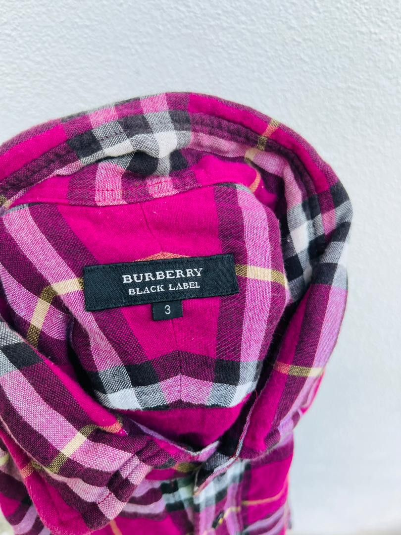 Burberry × Japanese Brand Vintage Burberry Black Label Long Sleeve Shirt Size US M / EU 48-50 / 2 - 6 Thumbnail