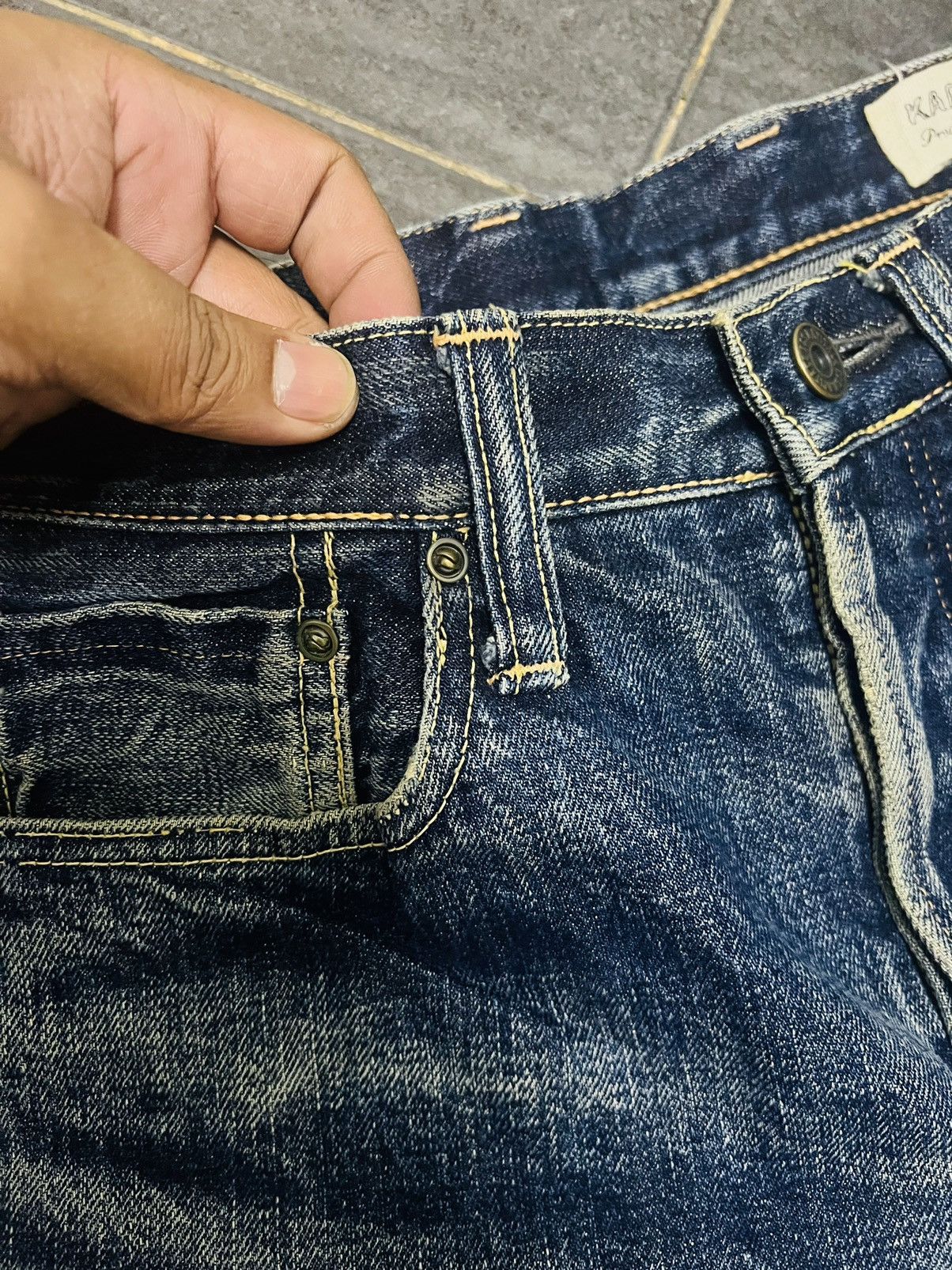 Kapital Kapital Kiro Hirata Crash Selvedge Jeans Denim Short Size US 29 - 8 Thumbnail