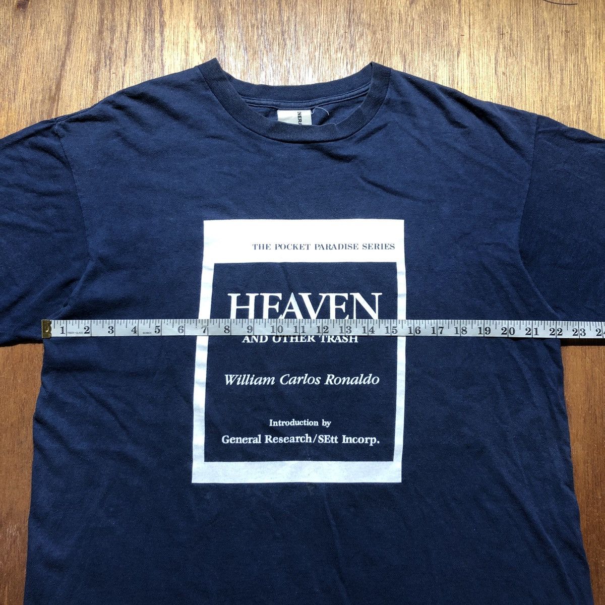 General Research × Japanese Brand × Mountain Research VINTAGE GENERAL RESEACRH “HEAVEN AND OTHER TRASH” Size US XL / EU 56 / 4 - 12 Thumbnail
