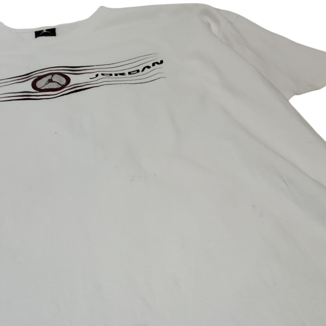 Vintage Y2K Jordan Felt Jumpan T-Shirt Size US XXL / EU 58 / 5 - 2 Thumbnail