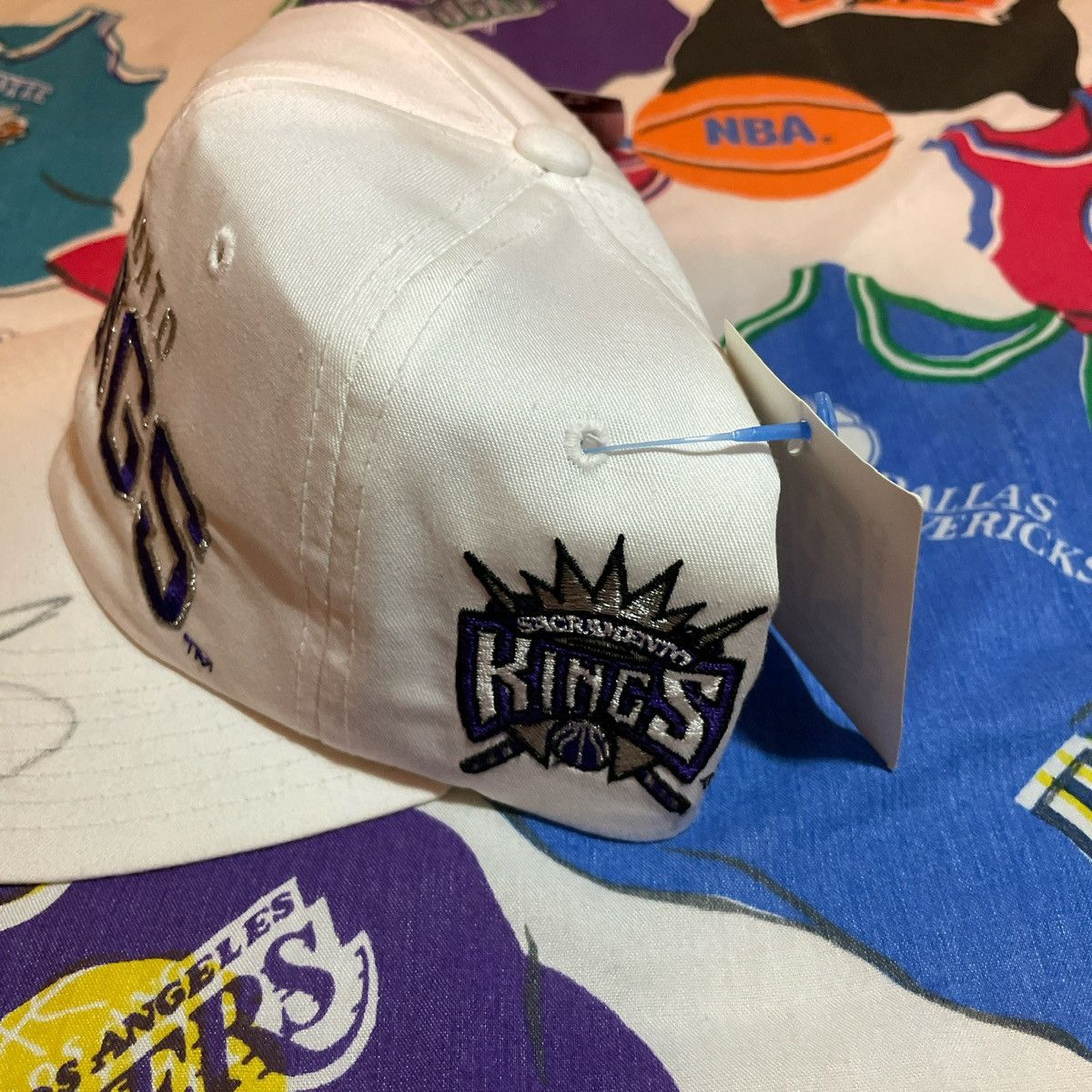 NBA × Starter × Vintage Vintage Starter 90s NBA Sacramento Kings m Chris Webber Hat Size ONE SIZE - 3 Thumbnail