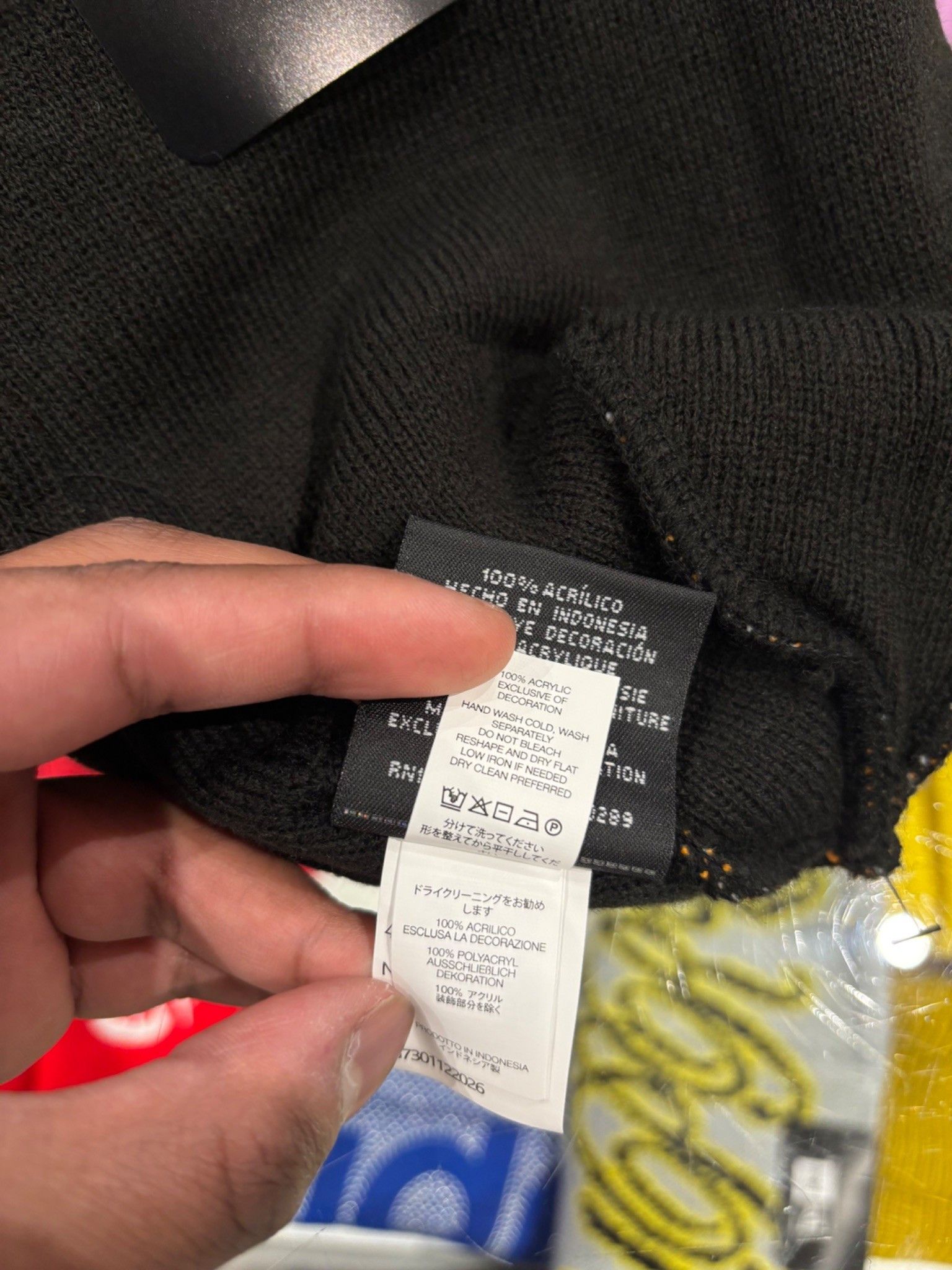 Supreme Supreme New Era Stars Beanie Black Size ONE SIZE - 6 Thumbnail