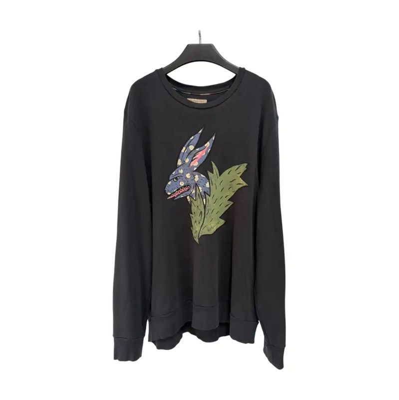 Burberry Burberry Black XXL Men's Sweatshirt with Artwork Size US XXL / EU 58 / 5 - 1 Thumbnail
