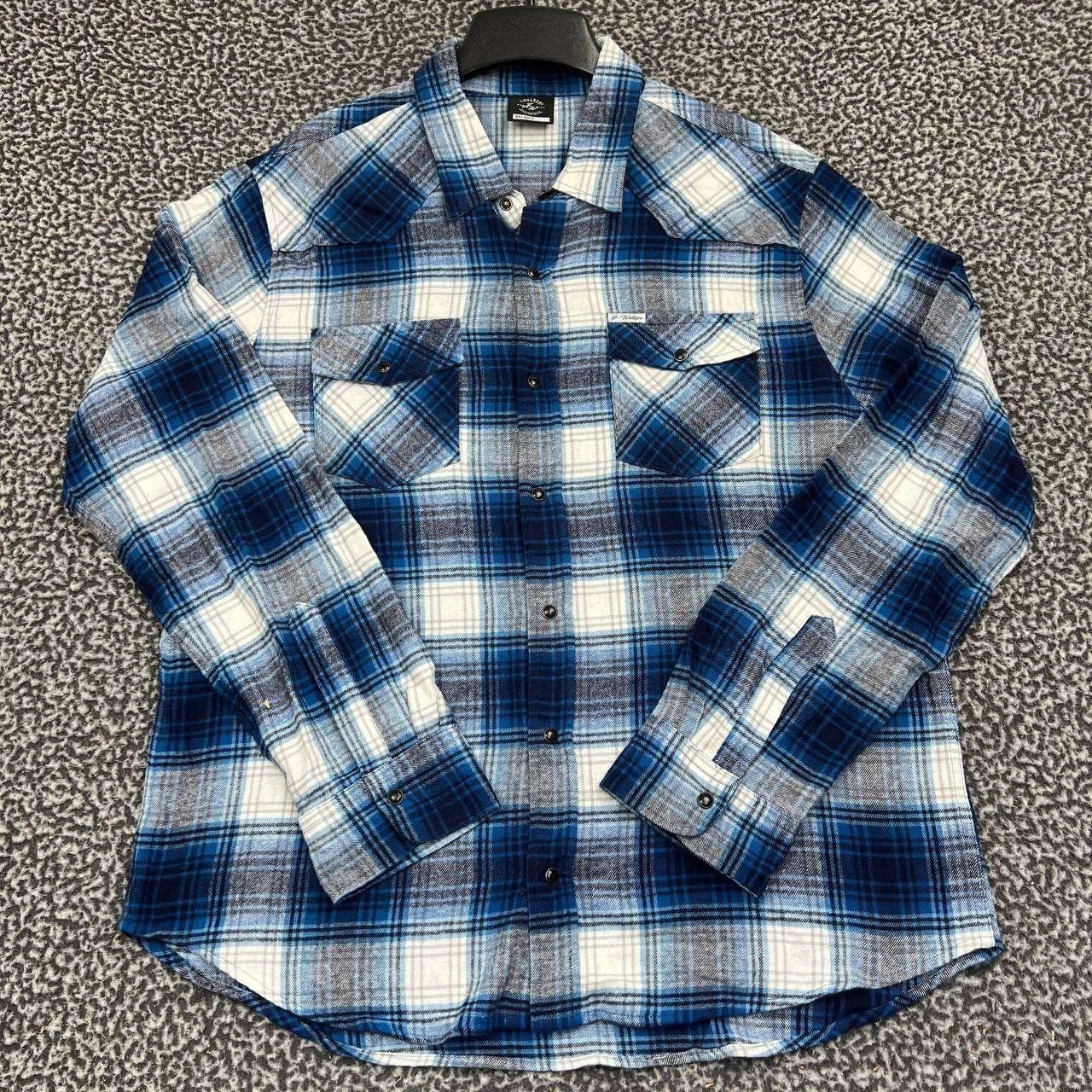 Other J-Walkers Shirt Men Flannel Plaid Button Up Long Sleeve 2XL Size US XXL / EU 58 / 5 - 1 Thumbnail