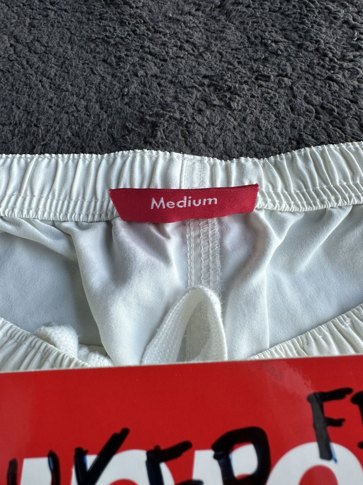 Supreme Supreme Warm Up Pants White FW21 Size M Used 8/10 Size US 30 / EU 46 - 8 Thumbnail