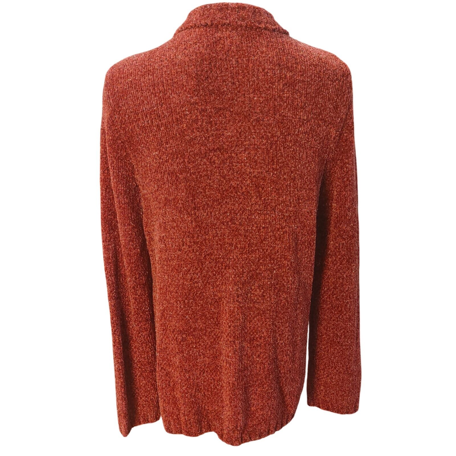 Croft & Barrow Croft & Barrow Womens L Red PlushLong Sleeve 3/4 Zip Sweater Size L / US 10 / IT 46 - 2 Thumbnail