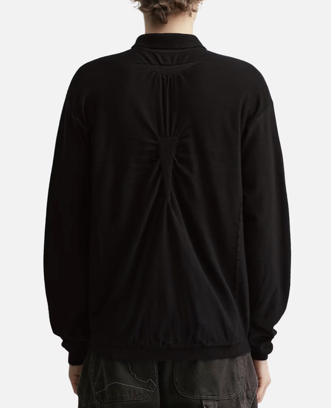 ROA ROA Pinched Wool Knit Polo Size US XL / EU 56 / 4 - 11 Thumbnail