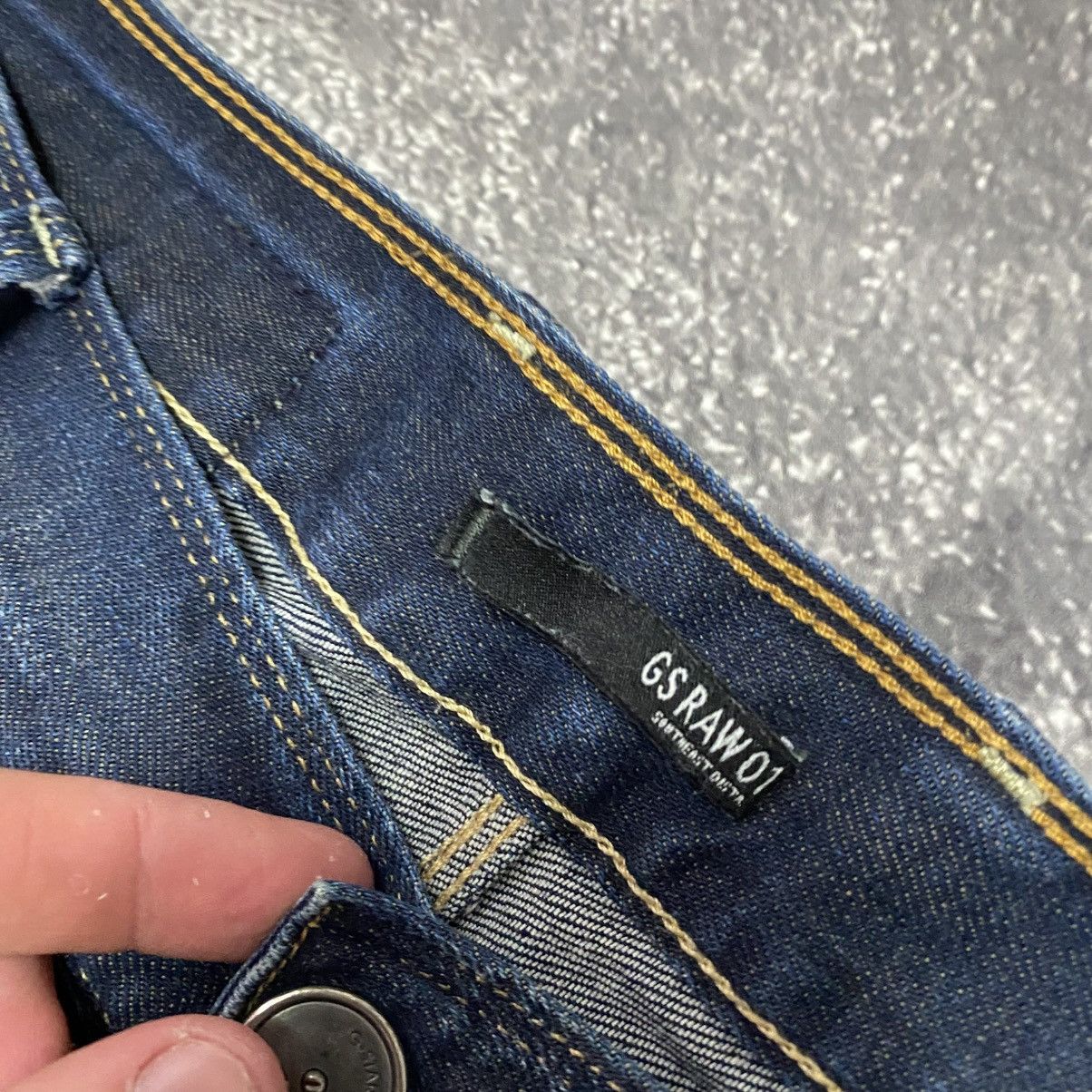 G-Star Vintage G-Star Raw Metall Logo y2k bananas denim jeans Size US 34 / EU 50 - 6 Thumbnail