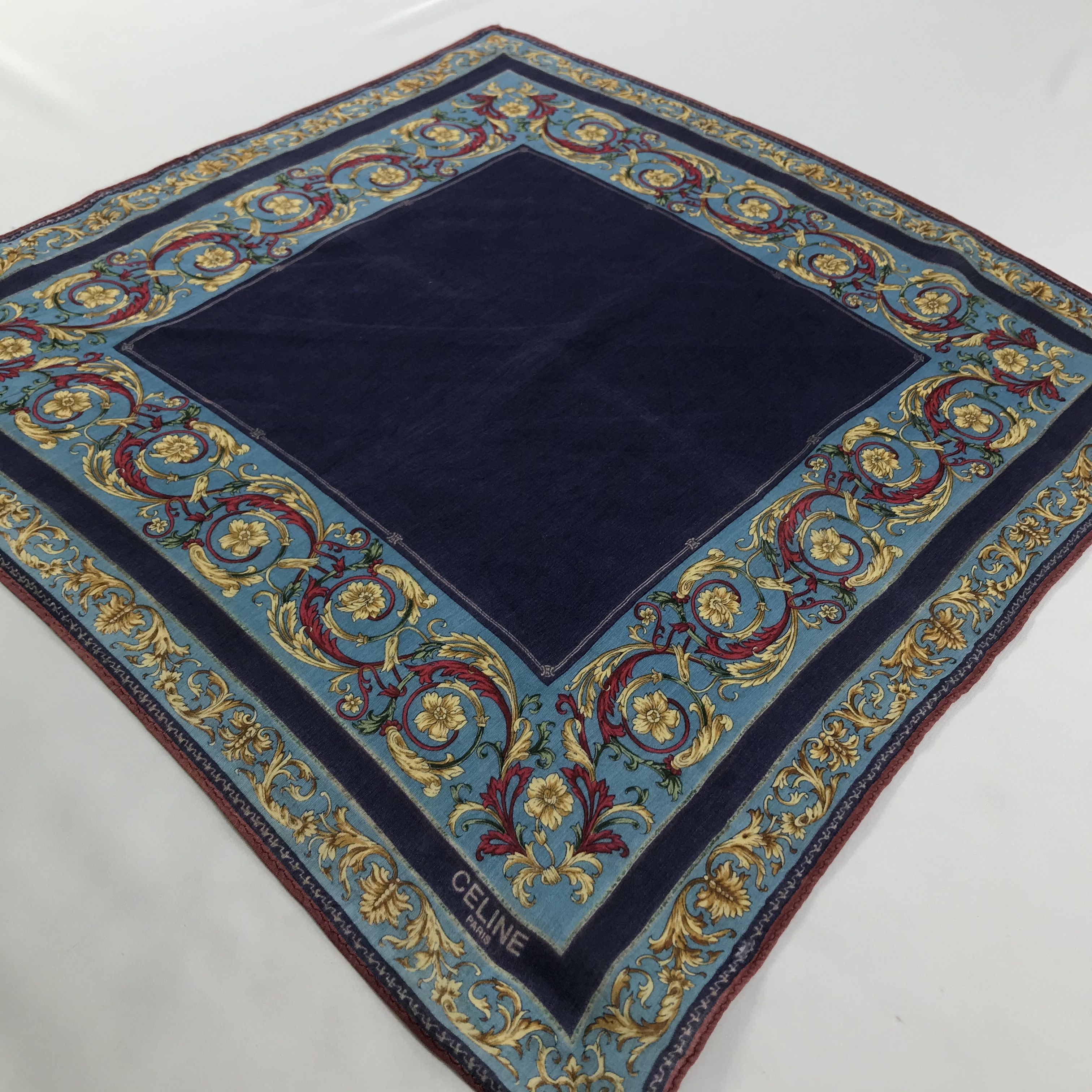 Celine × Vintage Celine Bandana / Handkerchief / Neckerchief - S1529 Size ONE SIZE - 2 Thumbnail