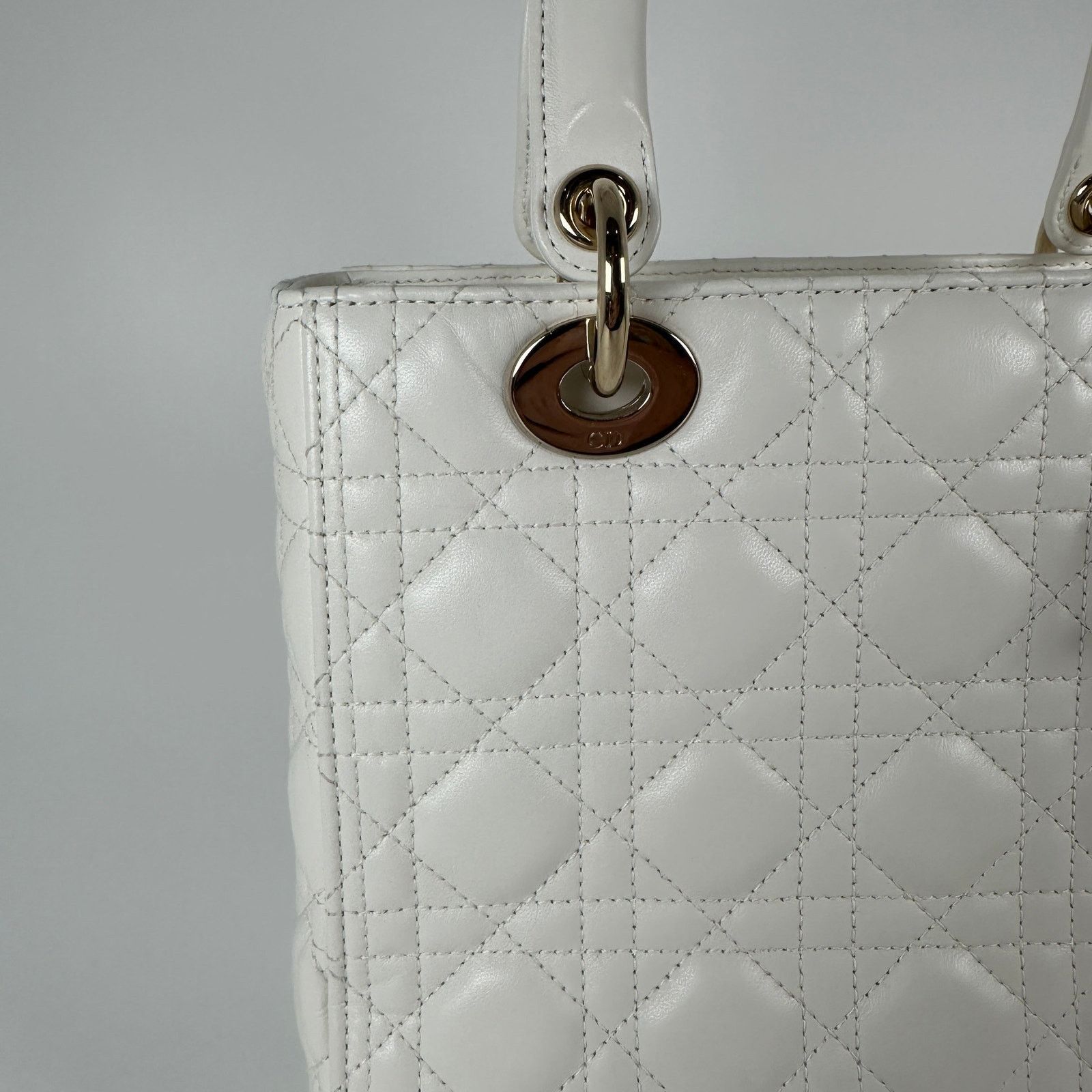 Dior Dior Medium Cannage Lady Dior Bag Size ONE SIZE - 3 Thumbnail
