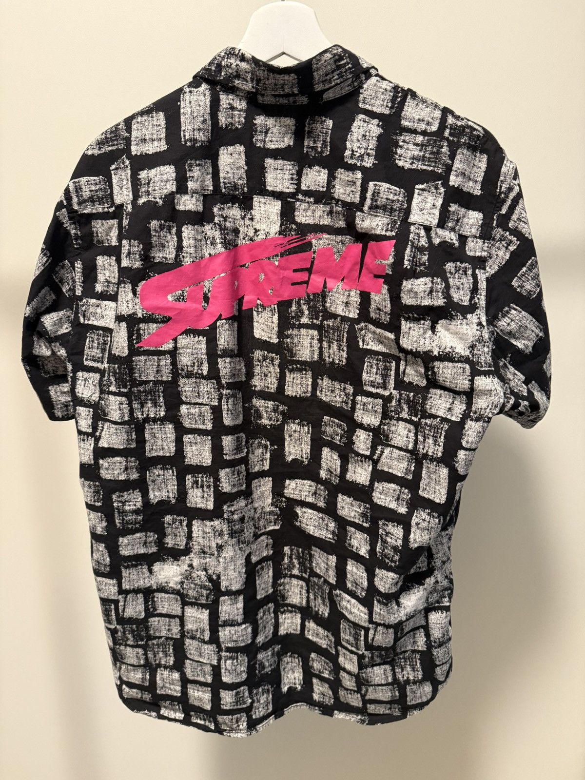 Supreme SS14 Block Print Button Up Shirt Size US L / EU 52-54 / 3 - 2 Thumbnail