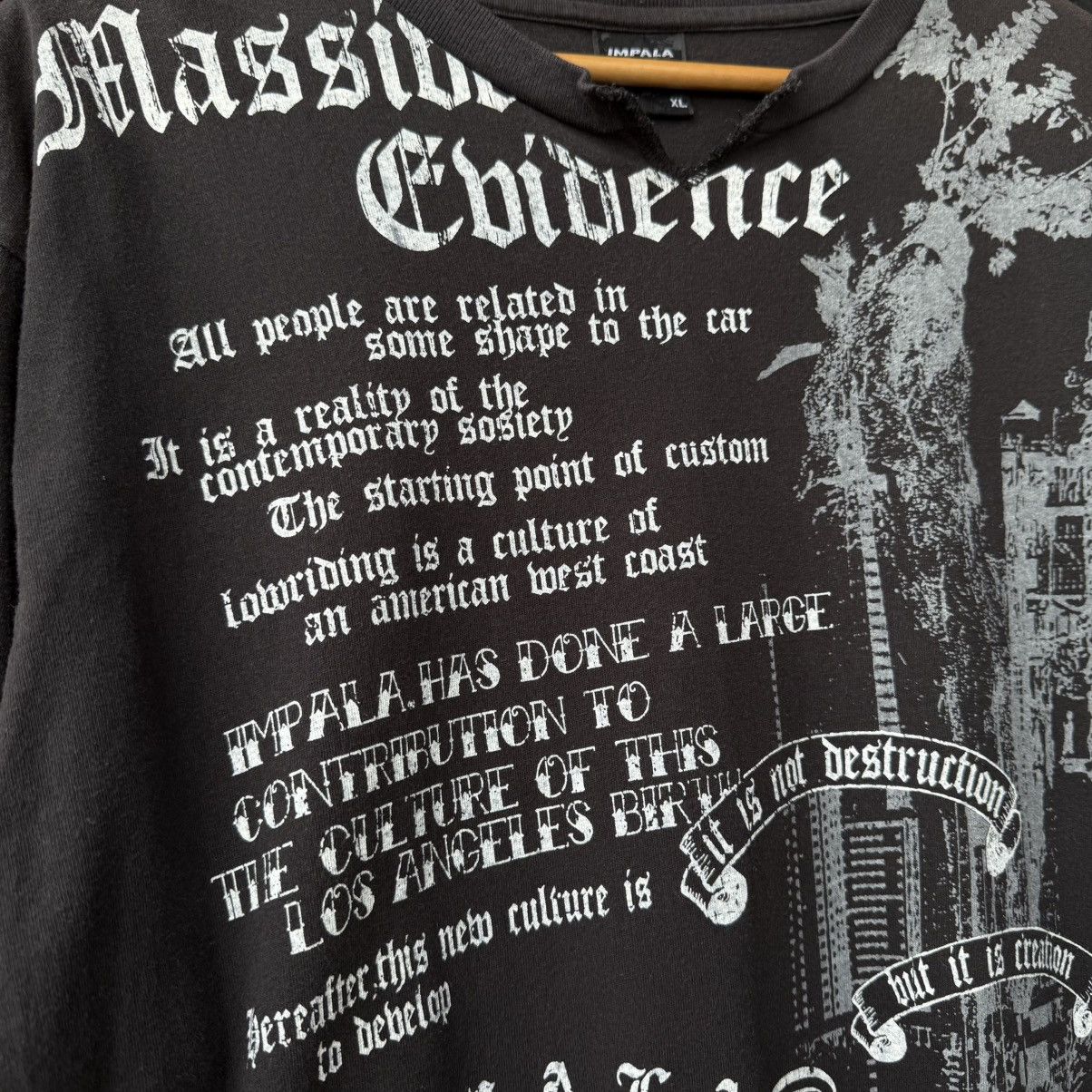Japanese Brand Vintage Y2K Impala Wording Graphic Street Faded Tee Size US XL / EU 56 / 4 - 8 Thumbnail