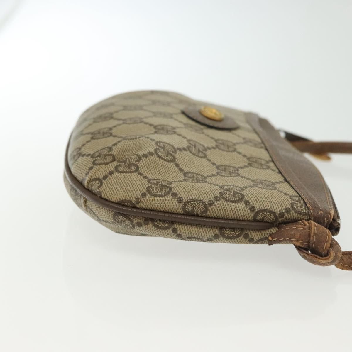 Gucci GUCCI GG Supreme Shoulder Bag Pvc Beige Gold 904 02 020 Size ONE SIZE - 4 Thumbnail