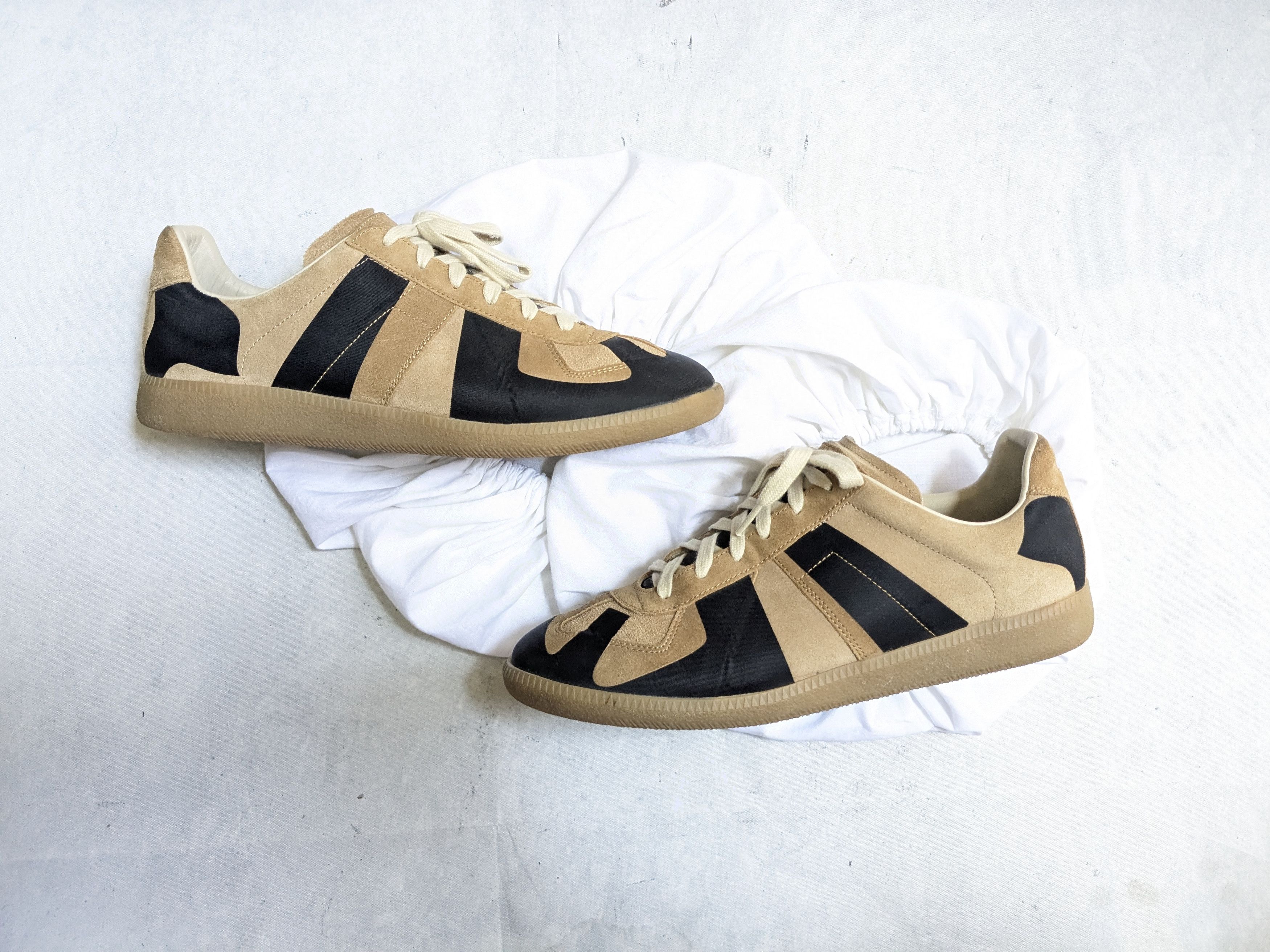 Maison Margiela Maison Margiela Replica GAT Brown 9 42 Black Gum Low Size US 9 / EU 42 - 1 Thumbnail
