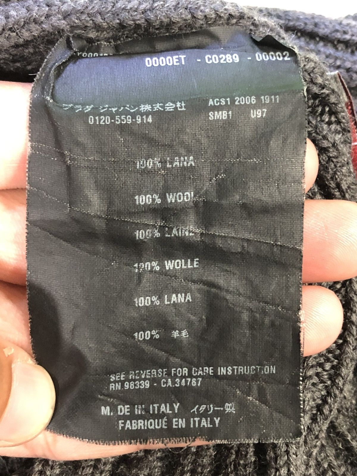 Prada Prada Wool Red Tab Beanie Size ONE SIZE - 8 Thumbnail