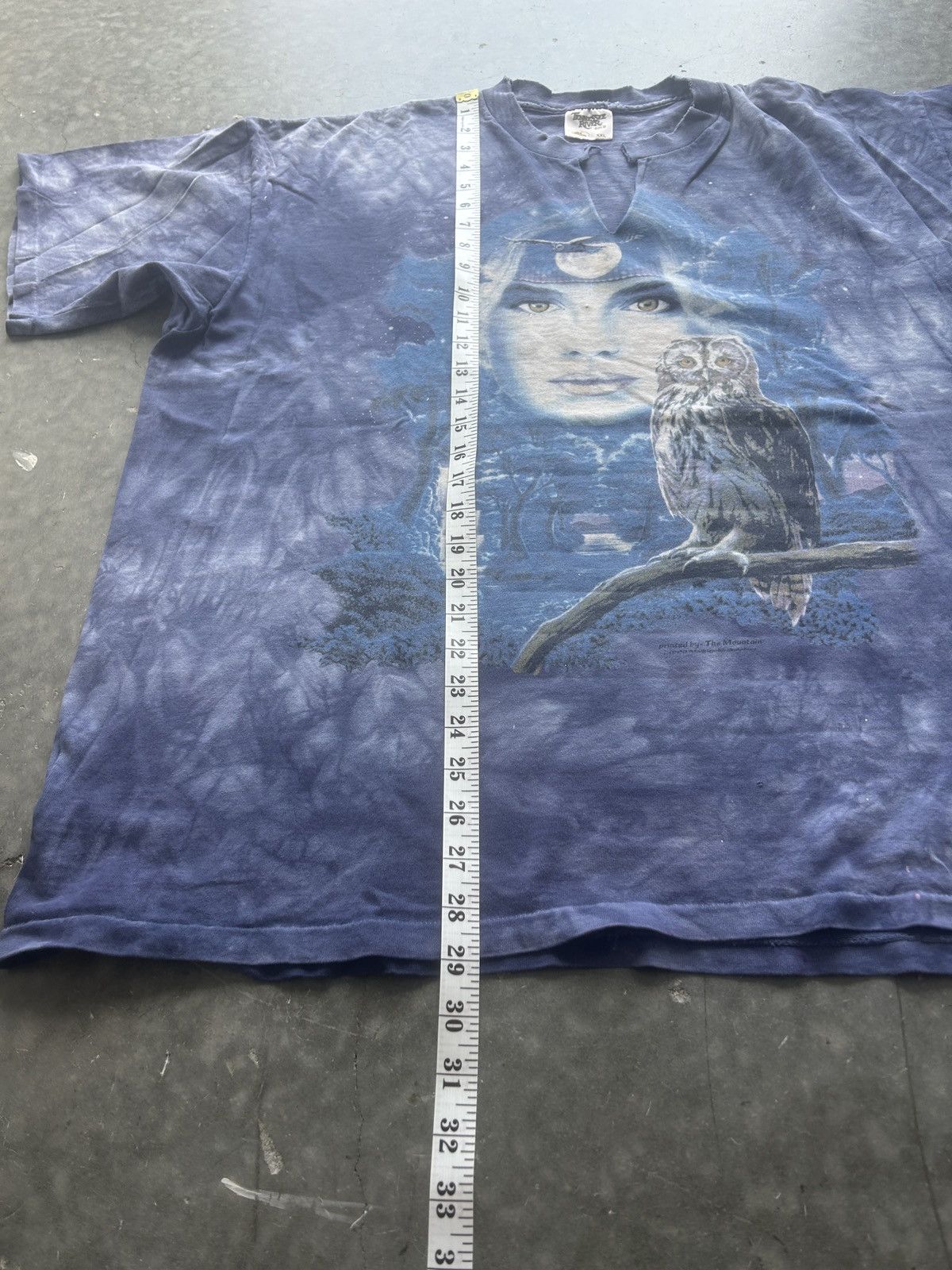 The Mountain × Vintage Vintage 90s The Mountain Tie Dye Graphic Tee Size US XXL / EU 58 / 5 - 13 Thumbnail