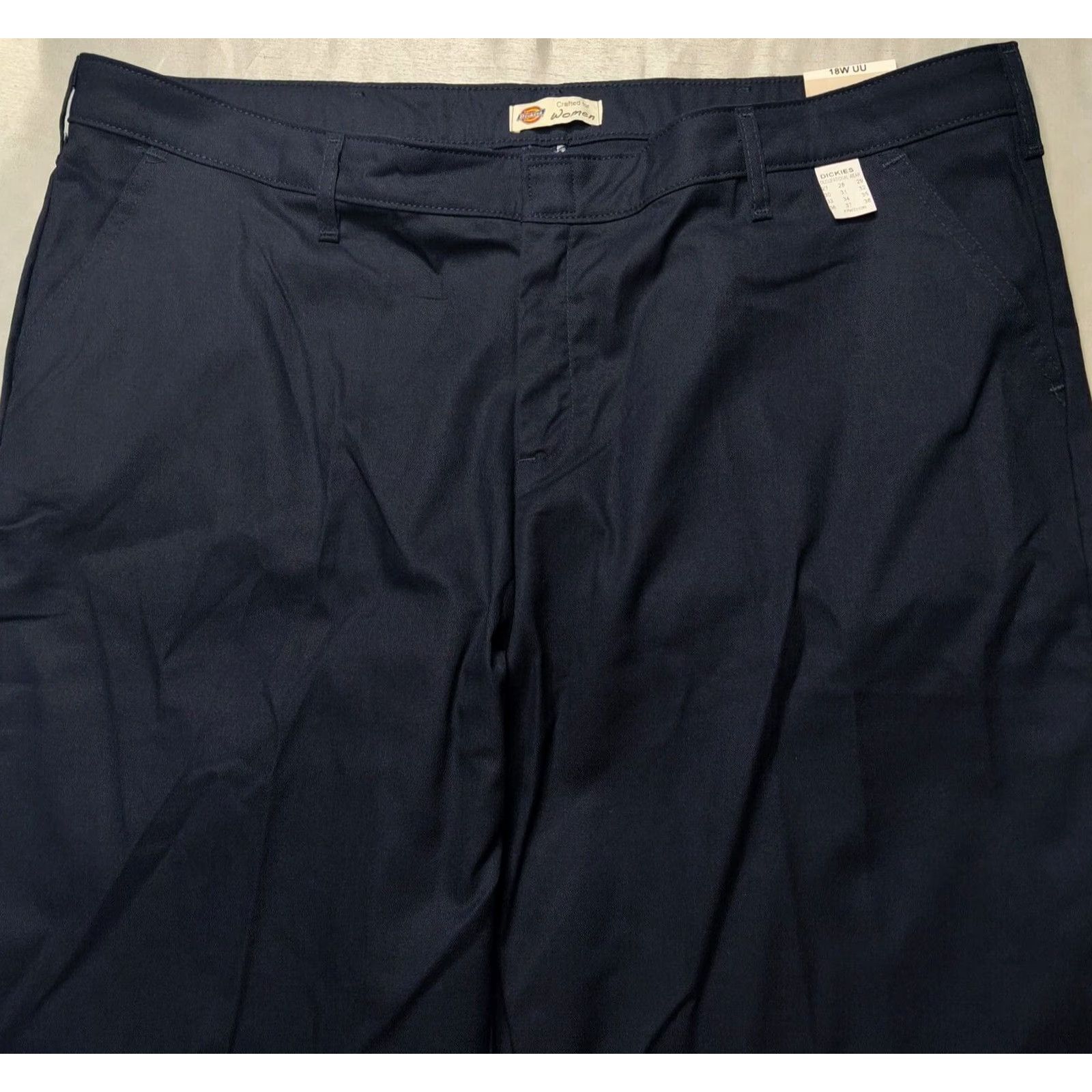 Dickies DICKIES Occupational Wear Women Plus 18W Chino Pants Blue 32" Inseam NEW Size 40" / US 18 - 3 Thumbnail