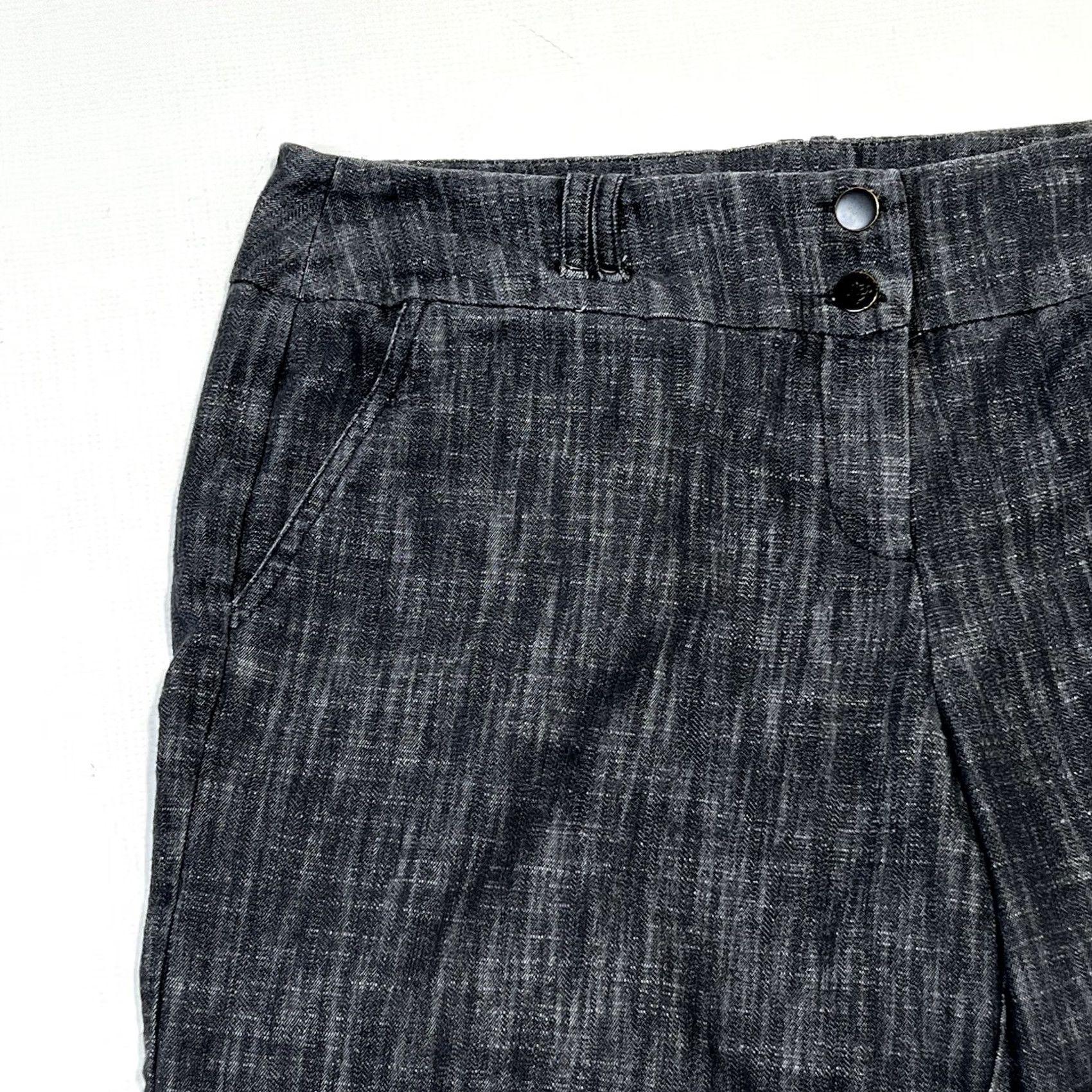Sandro Sandro Walking Shorts Denim MID-RISE Lightweight Stretch Size 14 20 Inseam Blue/Gray Casual Travel 40s College Mens Women Size 36" / US 14 / IT 50 - 3 Thumbnail