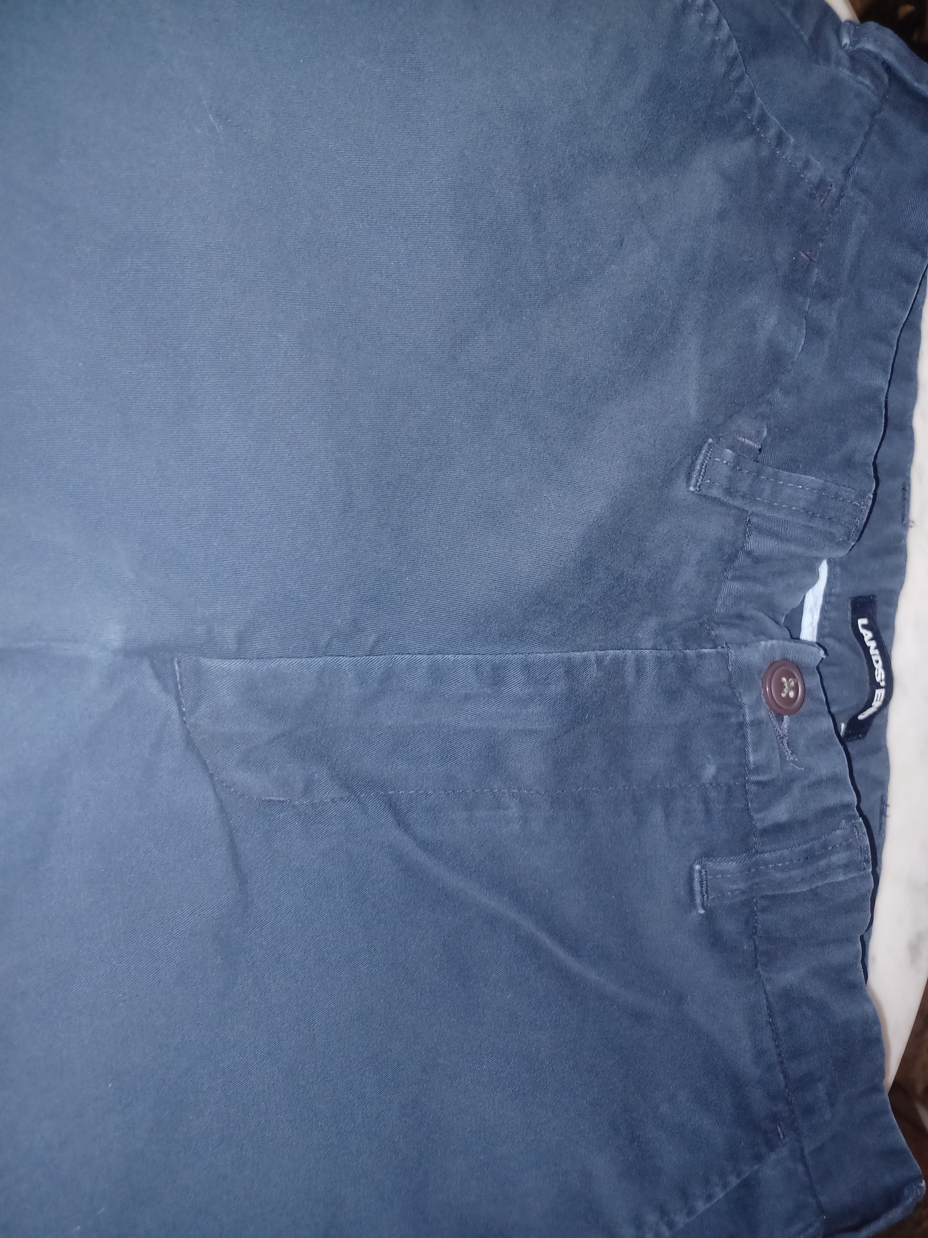 Lands' End Lands' End Men's Pants SZ 32 Slim Fit Navy Blue Size US 32 / EU 48 - 2 Thumbnail
