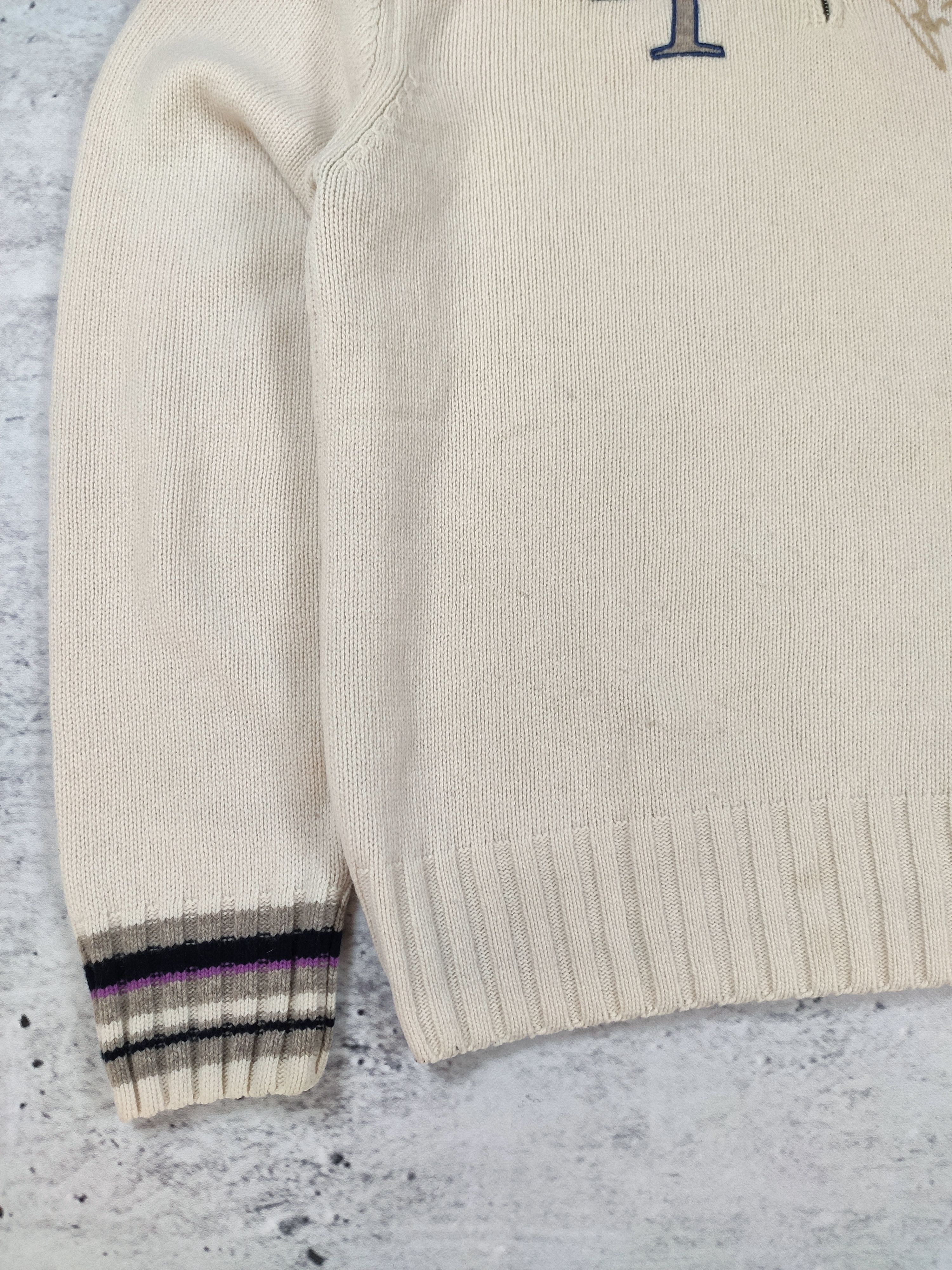 La Martina La Martina Wool sweater halfzip 1/4 jumper Size US XL / EU 56 / 4 - 4 Thumbnail