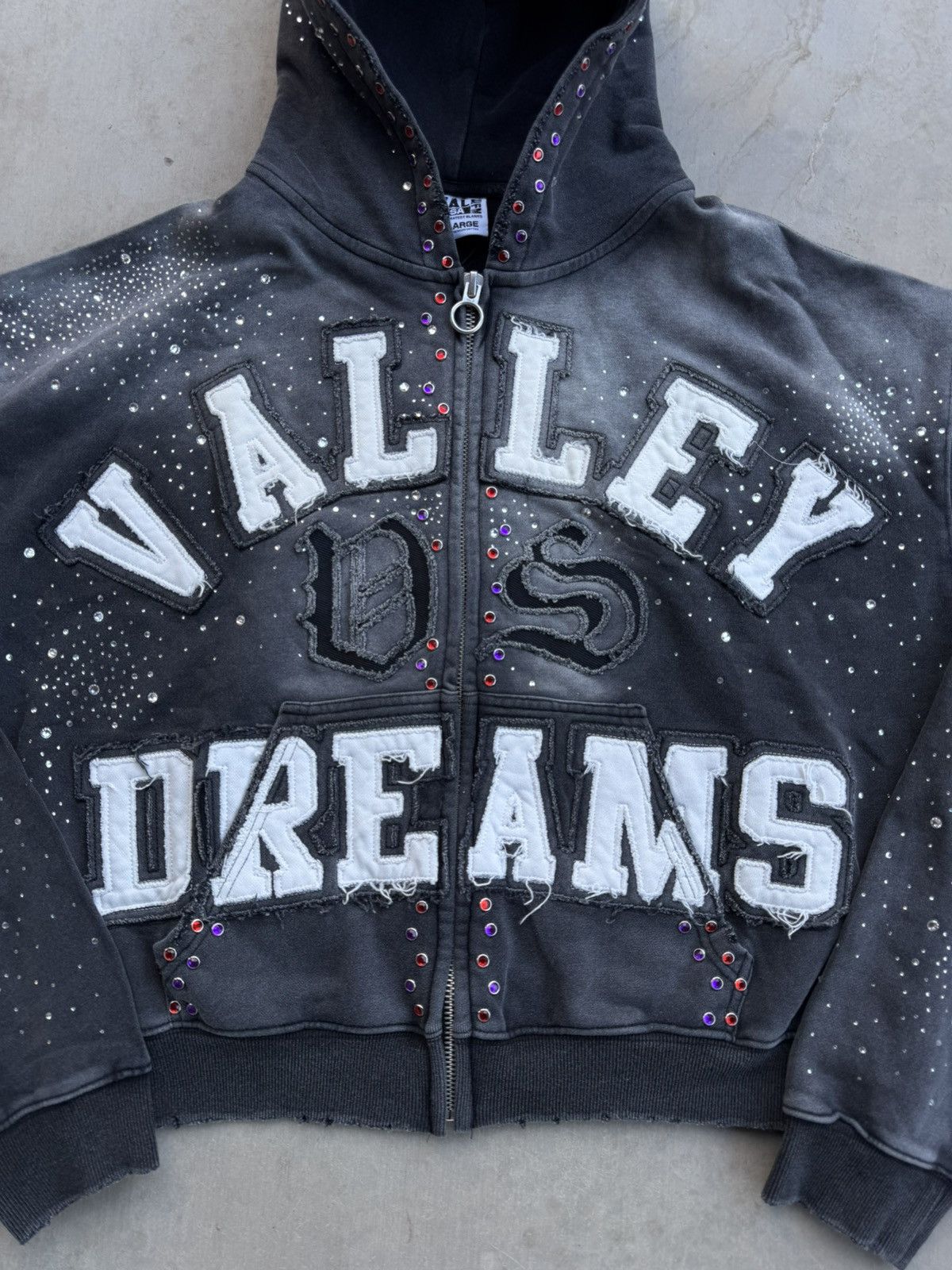 Vale Vale Forever Classico Zip-Up Hoodie – Black | Size XL Size US XL / EU 56 / 4 - 3 Thumbnail