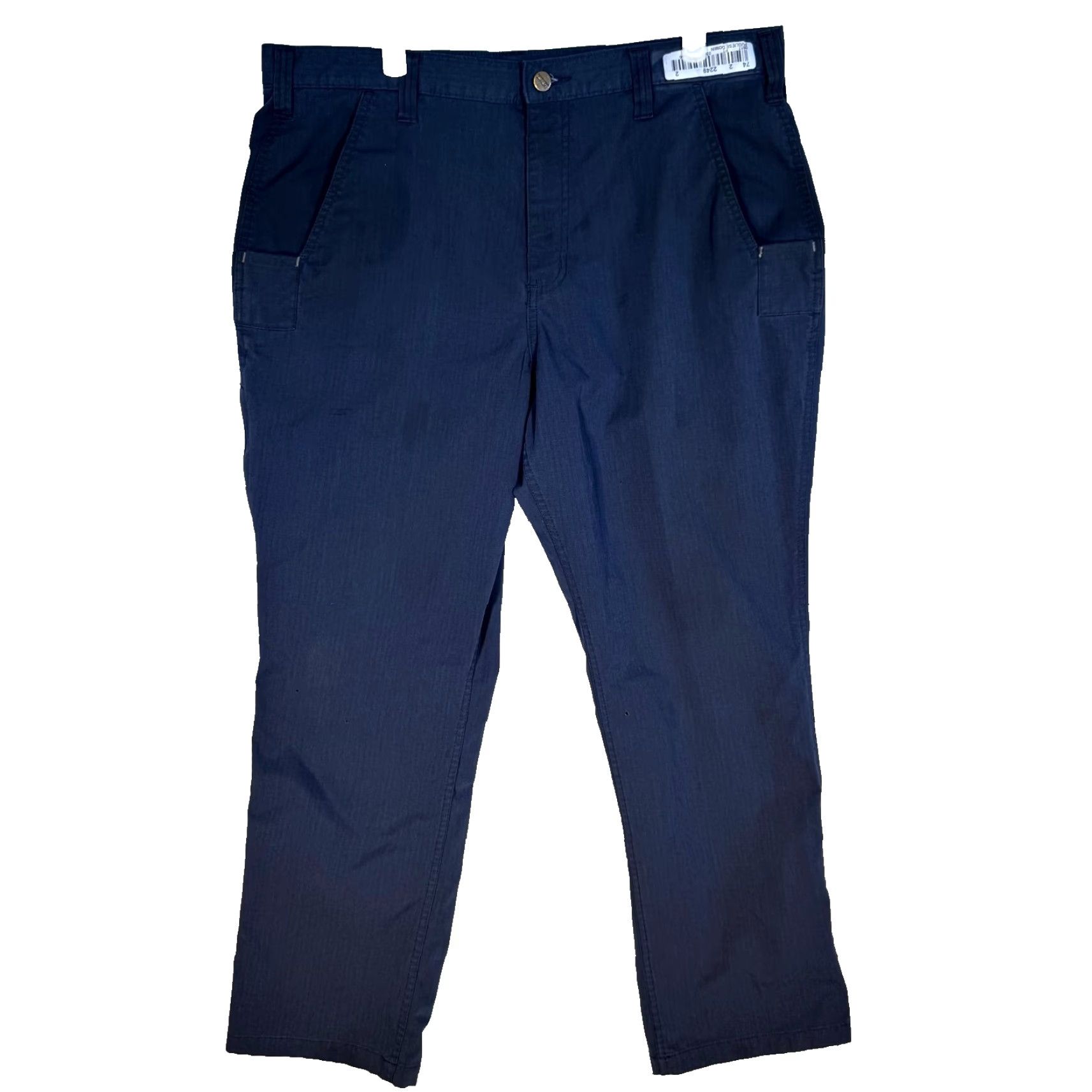 Carhartt Carhartt Carpenter Pants Mens 36x30 Navy Ripstop Relaxed Fit Work Size US 36 / EU 52 - 2 Thumbnail
