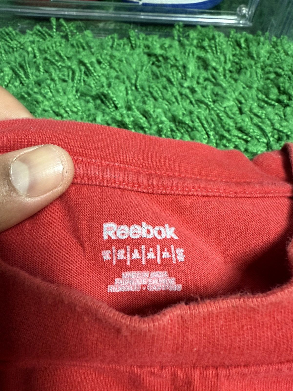 Reebok × Vintage Vintage Reebok Embroidered Logo T-Shirt Red Size XL Size US XL / EU 56 / 4 - 3 Thumbnail