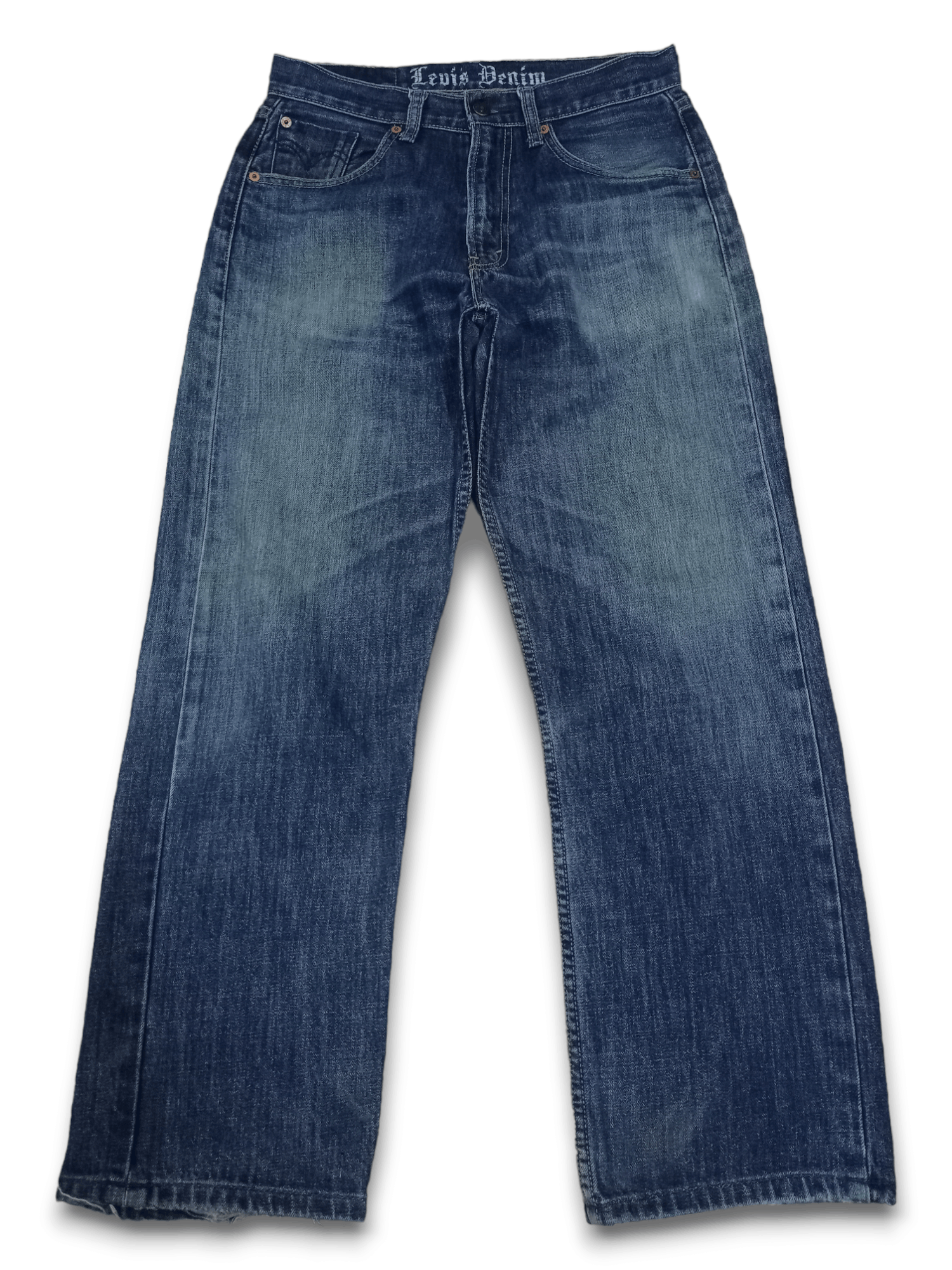 Levi's × Levi's Vintage Clothing Vintage 90s Levis Blue Wash Baggy Distressed Jeans 30x28 Size US 30 / EU 46 - 1 Thumbnail