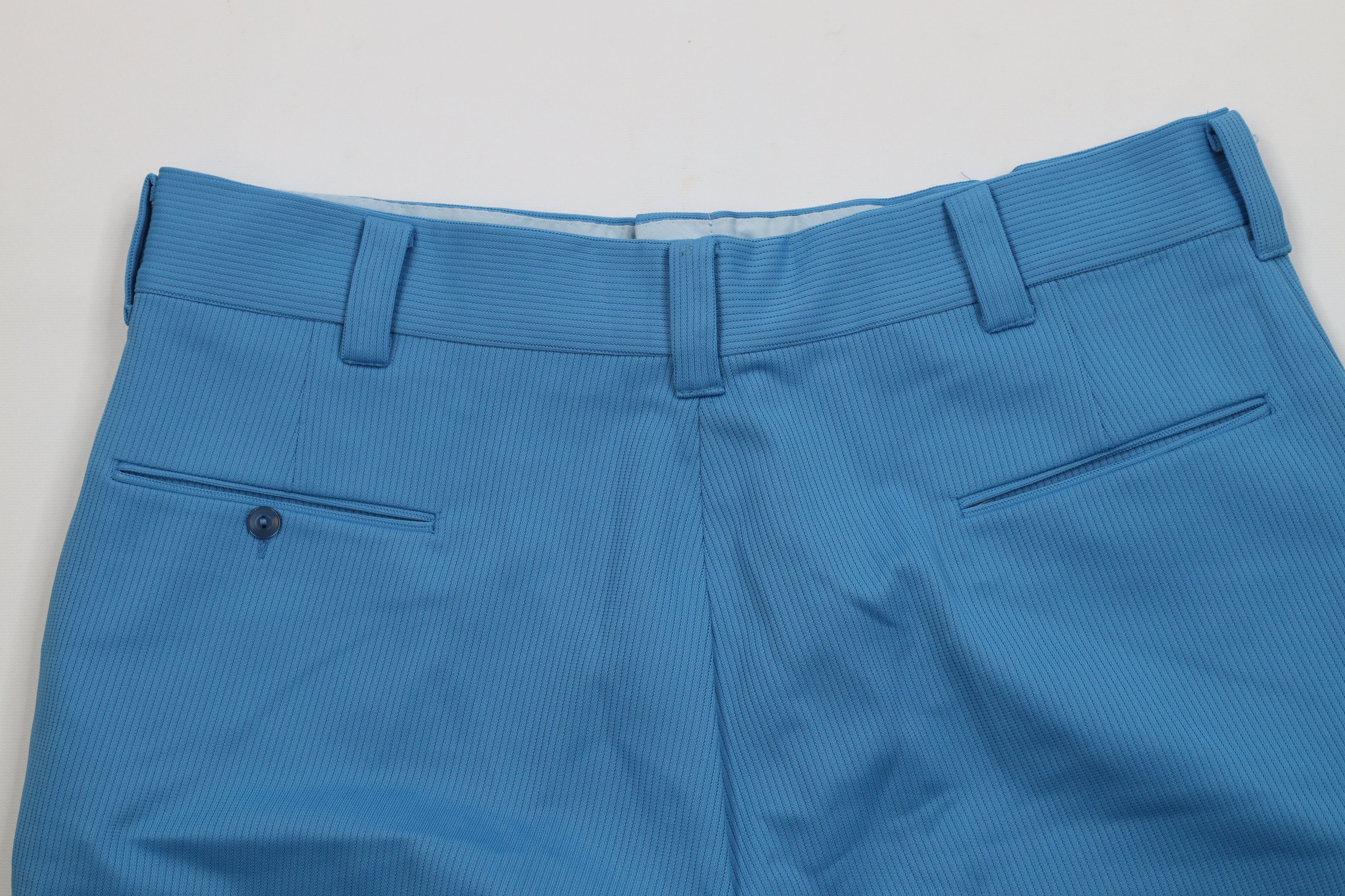 Vintage Deadstock Vintage 70s Streetwear Above Knee Shorts Blue USA Size US 38 / EU 54 - 11 Thumbnail