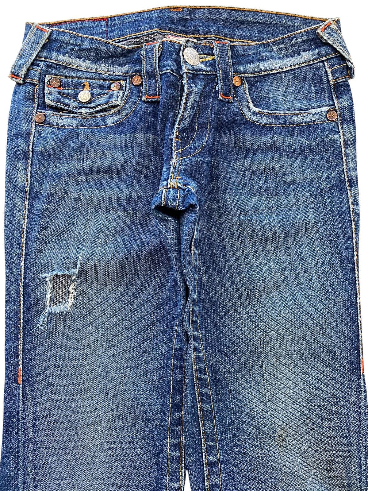 True Religion True Religion Blue Wash Style Flare Jeans Size US 28 / EU 44 - 2 Thumbnail