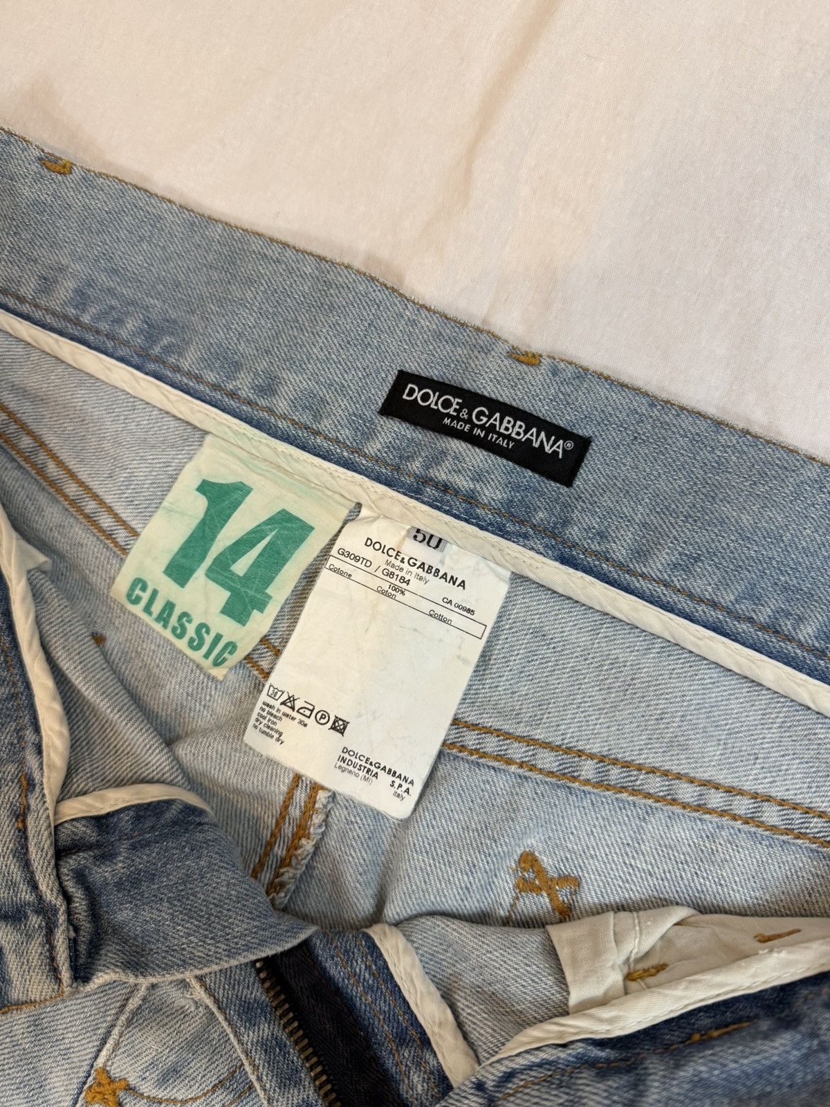 Dolce & Gabbana Dolce & Gabbana Distressed Denim Size US 34 / EU 50 - 4 Thumbnail