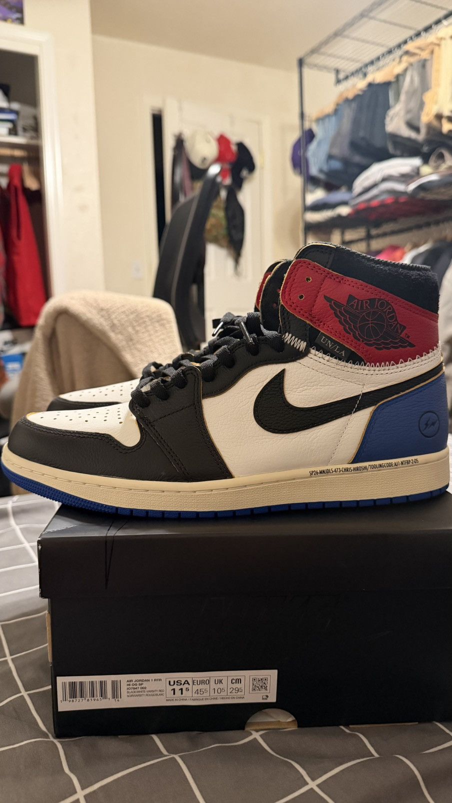 Jordan Brand Jordan 1 union los angeles fragmenr Size US 11.5 / EU 44-45 - 7 Thumbnail