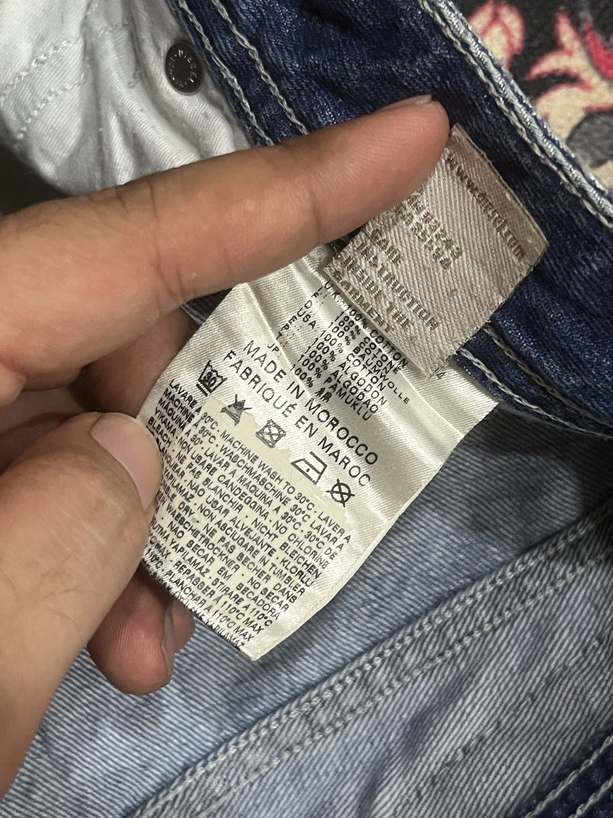 Diesel ⚡️Flare⚡️Vintage Diesel “Zatiny” Overflow Thunder Blue Jeans Size US 29 - 21 Thumbnail