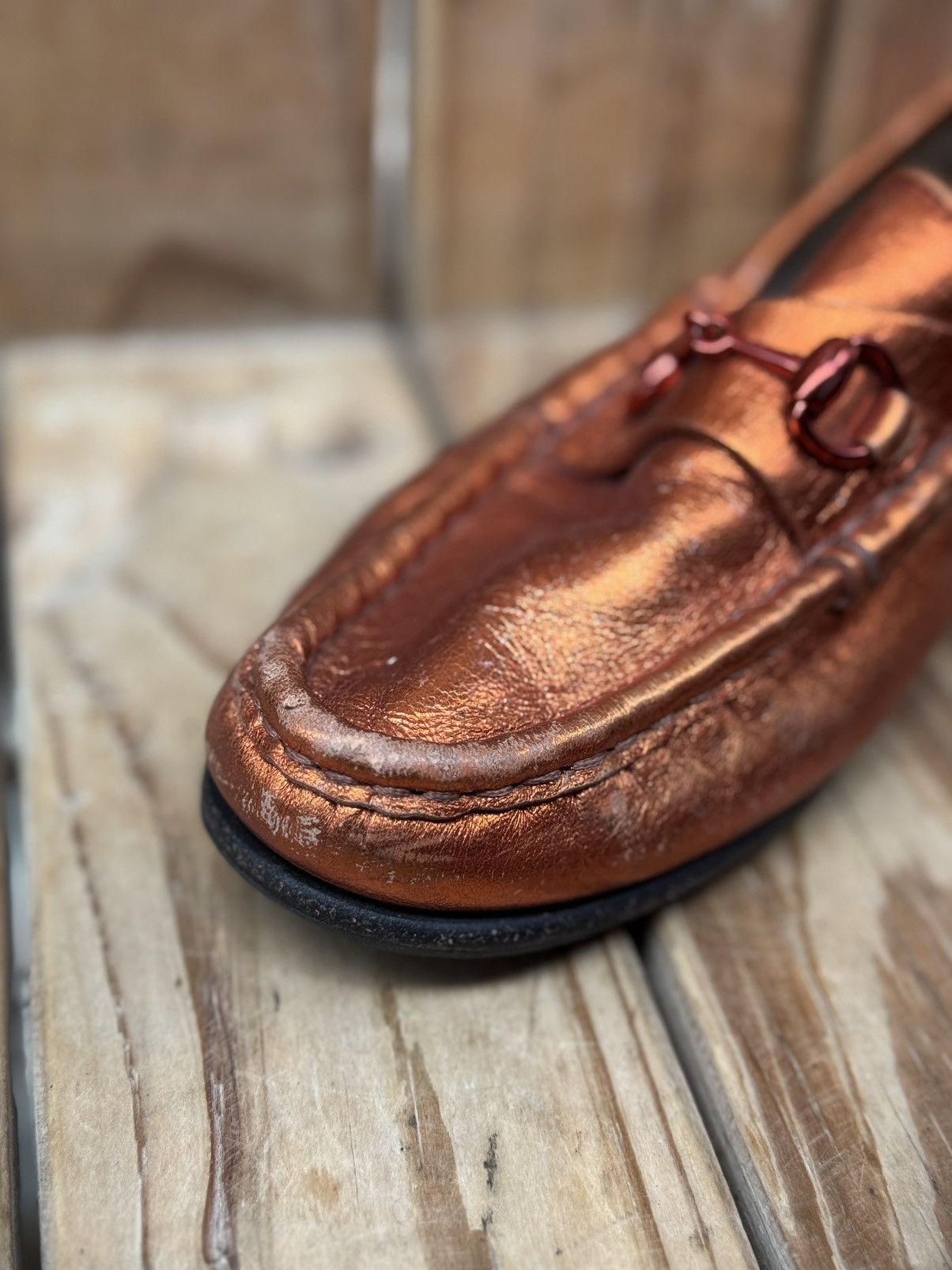 Gucci Gucci 1953 Orange women’s leather flats sz EUR 35.5 USA 5.5 Size US 5.5 / IT 35.5 - 22 Thumbnail