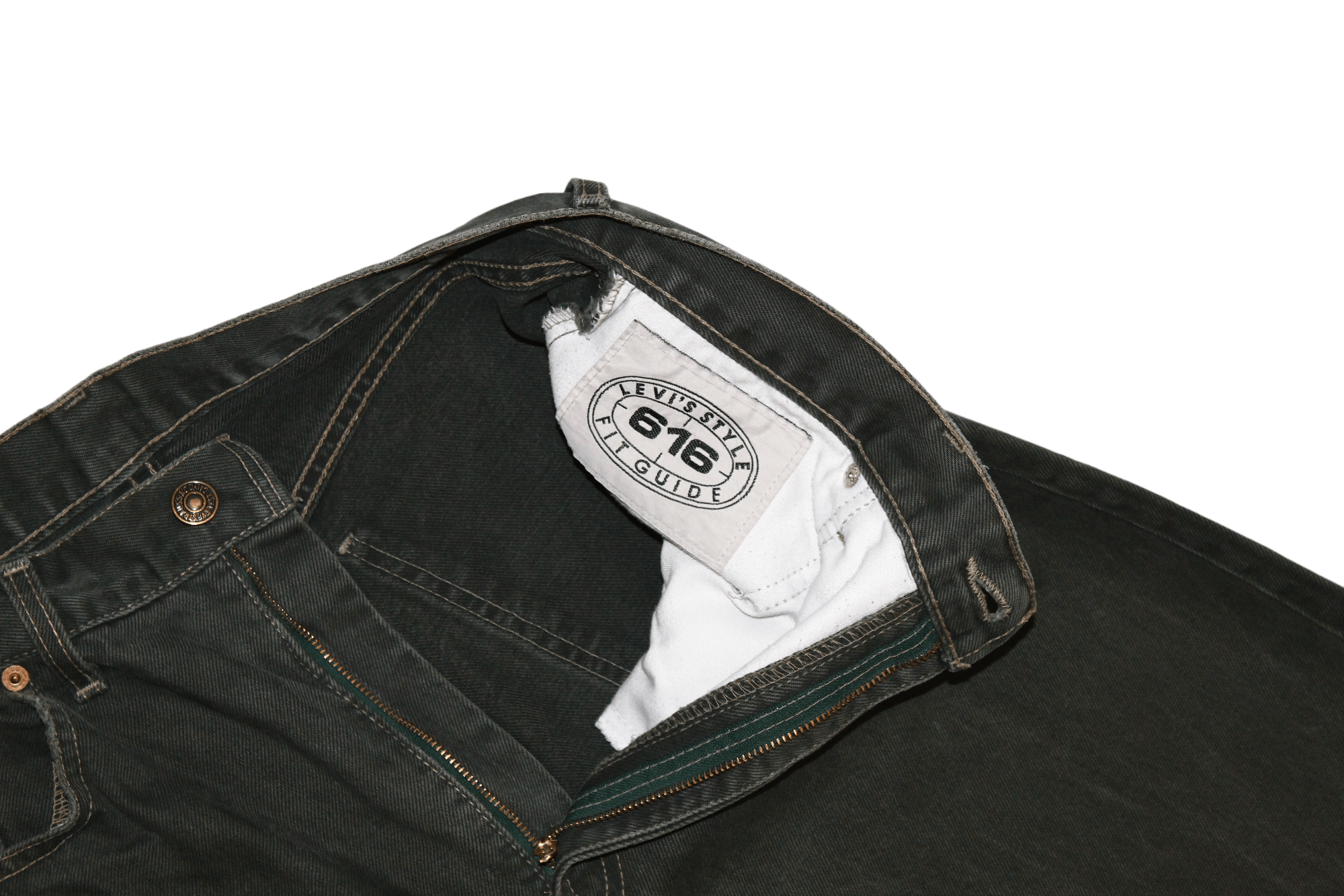 Levi's RARE VTG🔥 '93 Levi's 616 Fit Guide Orange Tab Baggy Jeans Size US 32 / EU 48 - 5 Thumbnail
